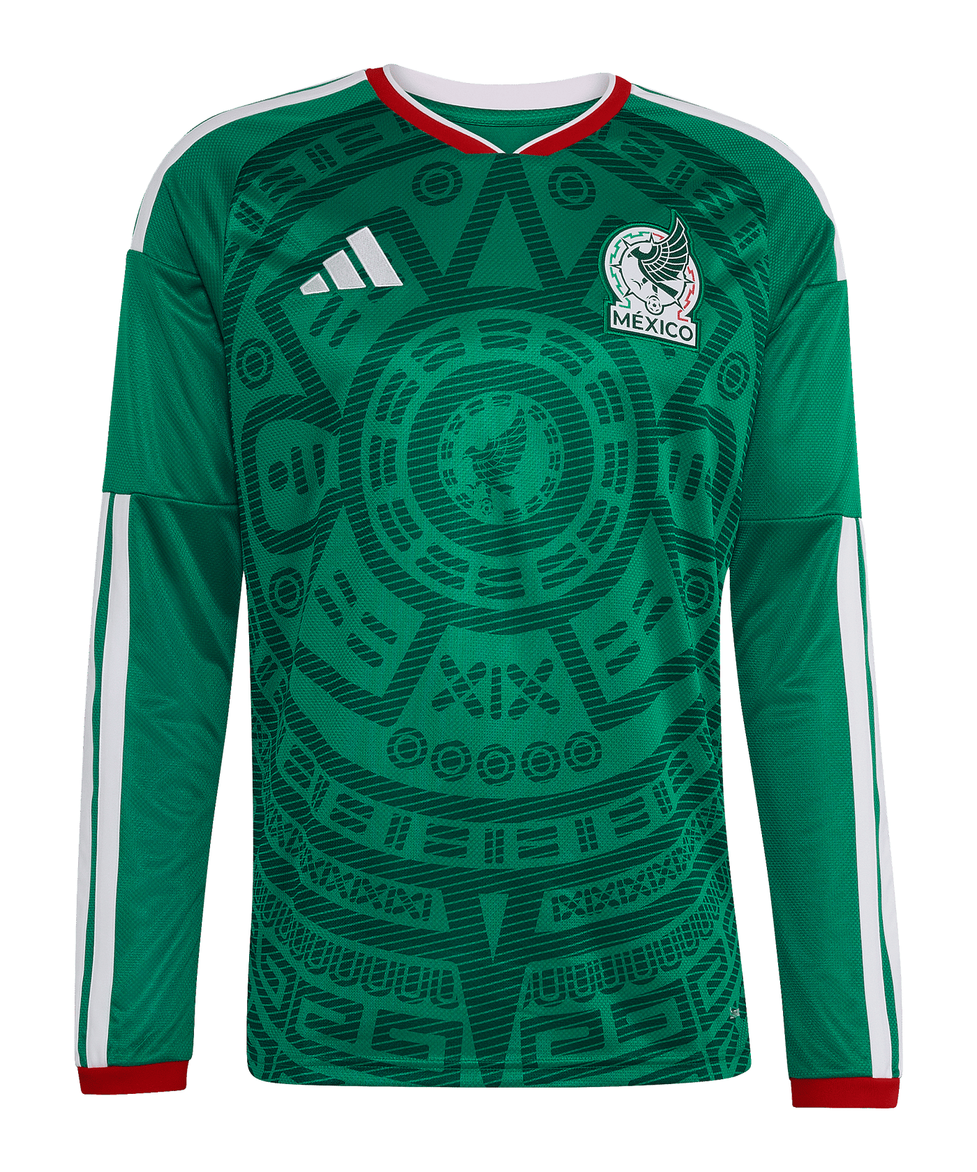 adidas Mexiko Trikot Langarm Home WM 2026 Grün | - gruen