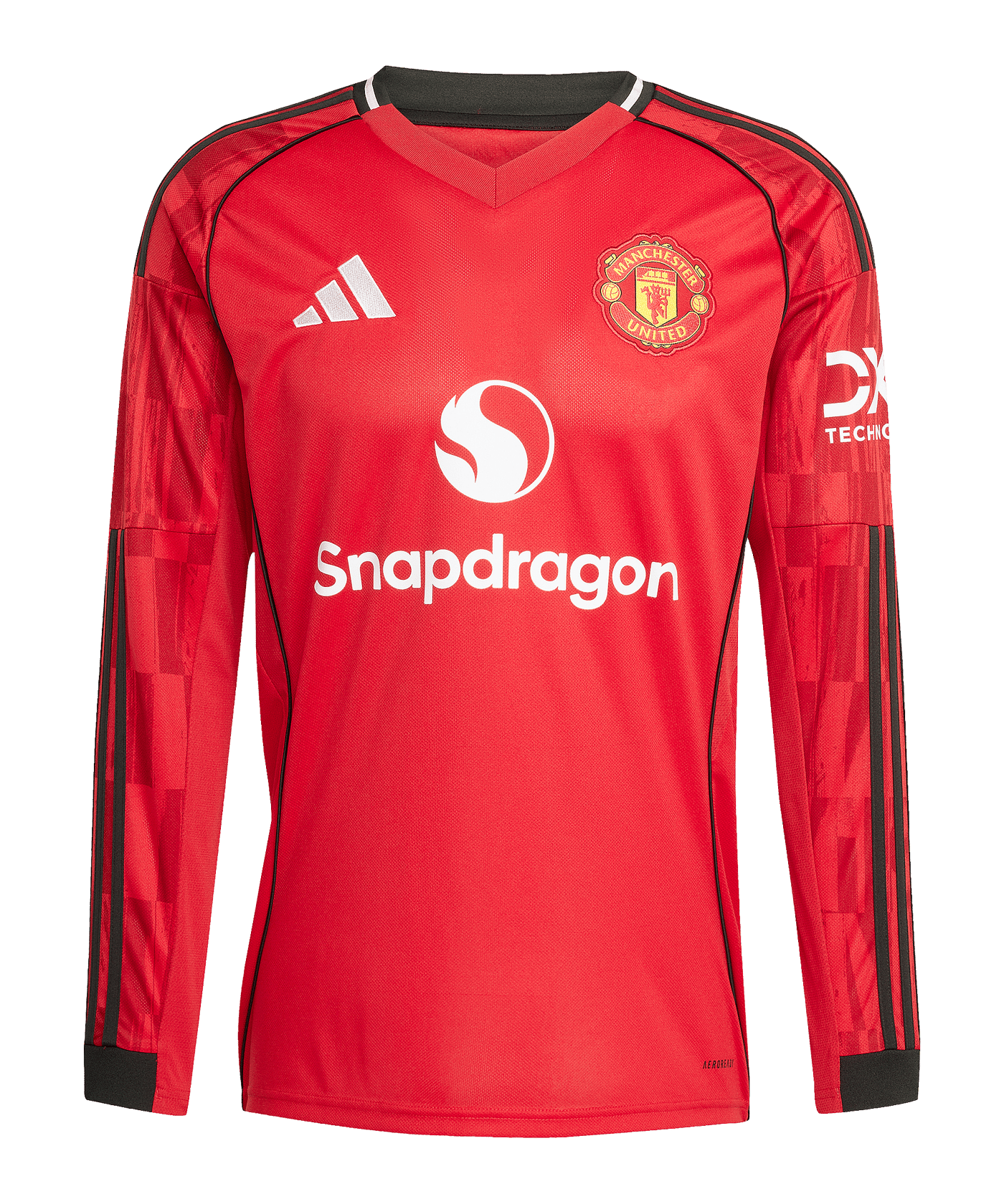 adidas Manchester United Longsleeve Trikot Home 2025/2026 Rot - rot