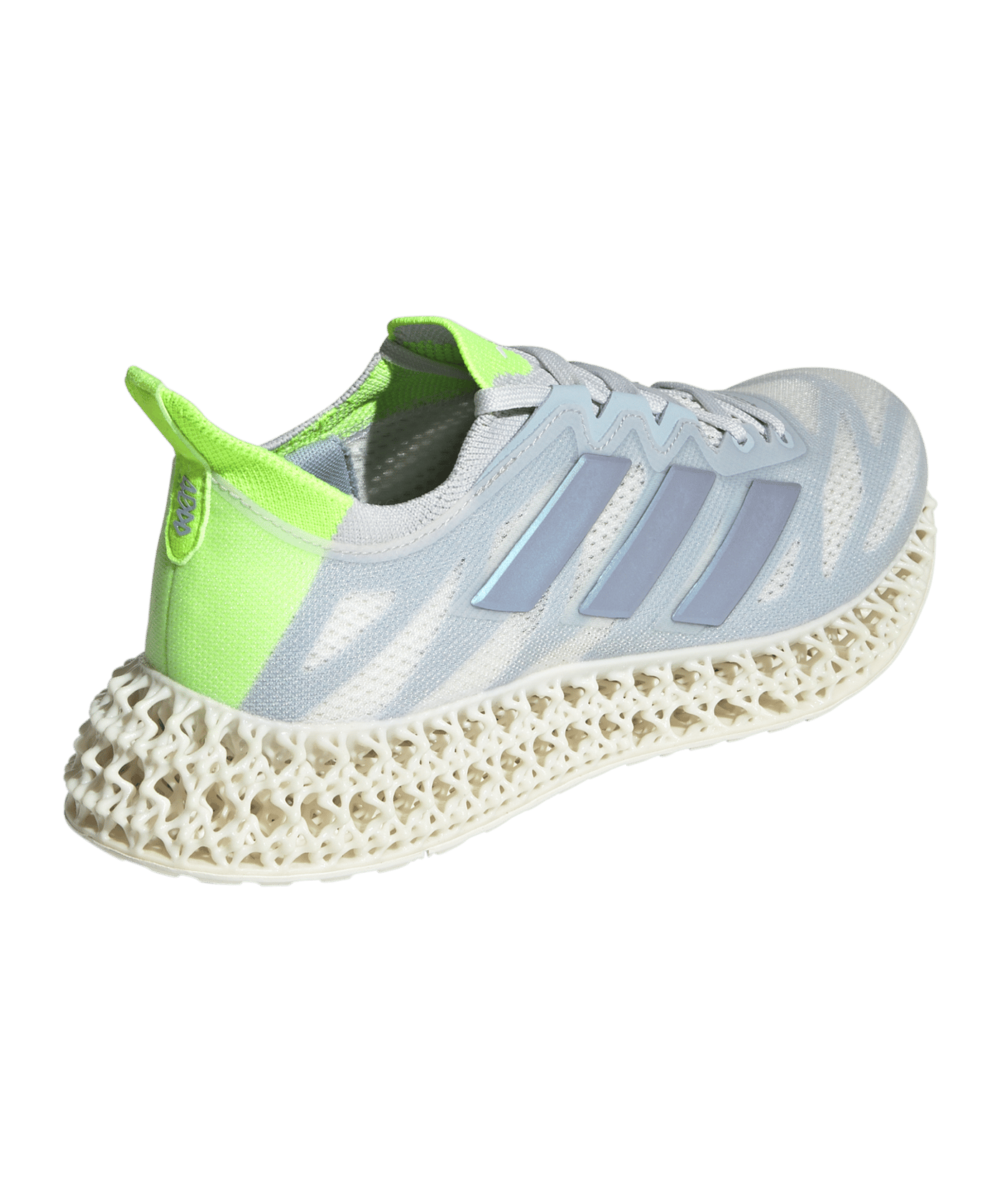 adidas 4DFWD 3 Damen Grau Lila Gelb Laufschuh - grau