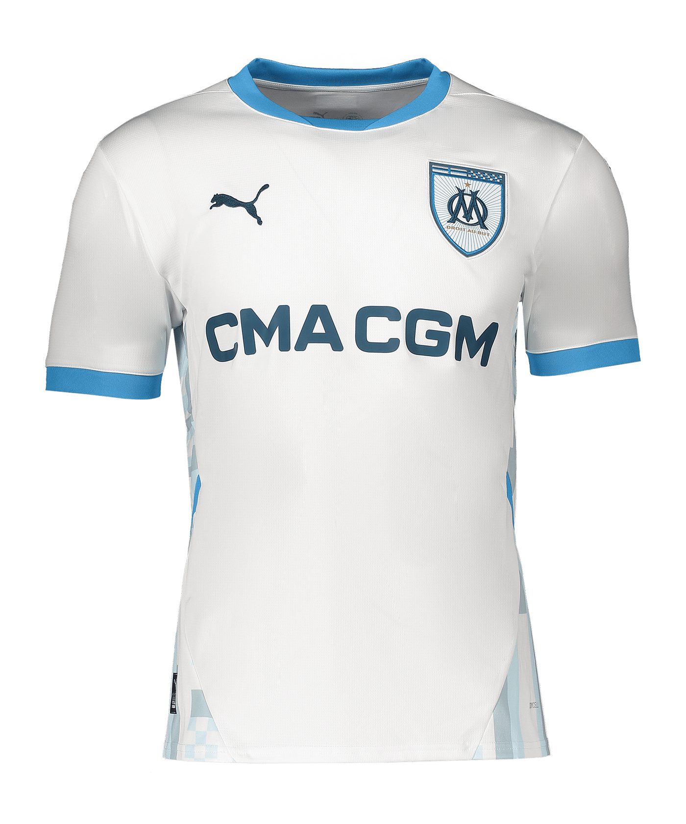 PUMA Olympique Marseille Trikot Home 2024/2025 Weiss F01 - weiss