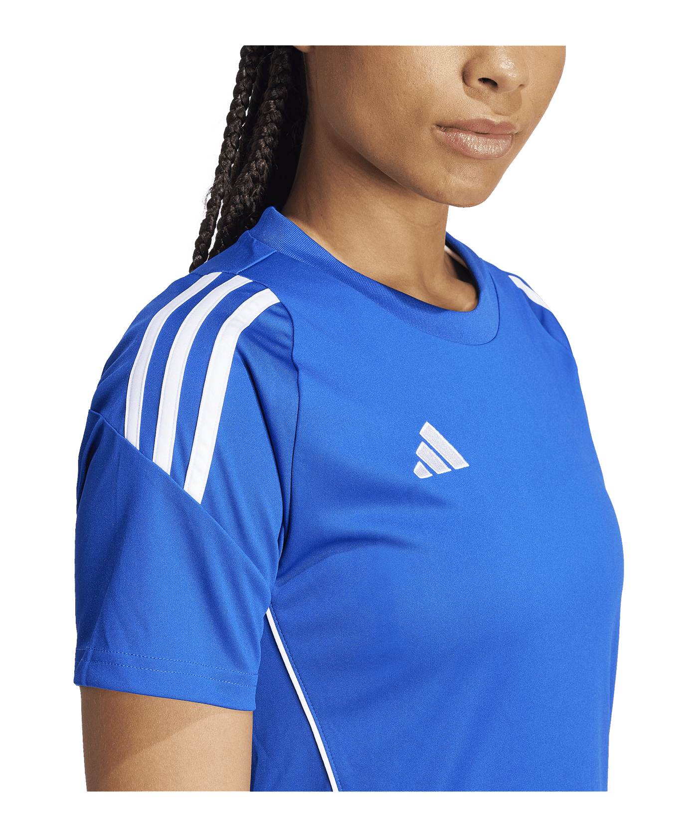 adidas Tiro 24 Trikot Damen Blau Weiss - blau