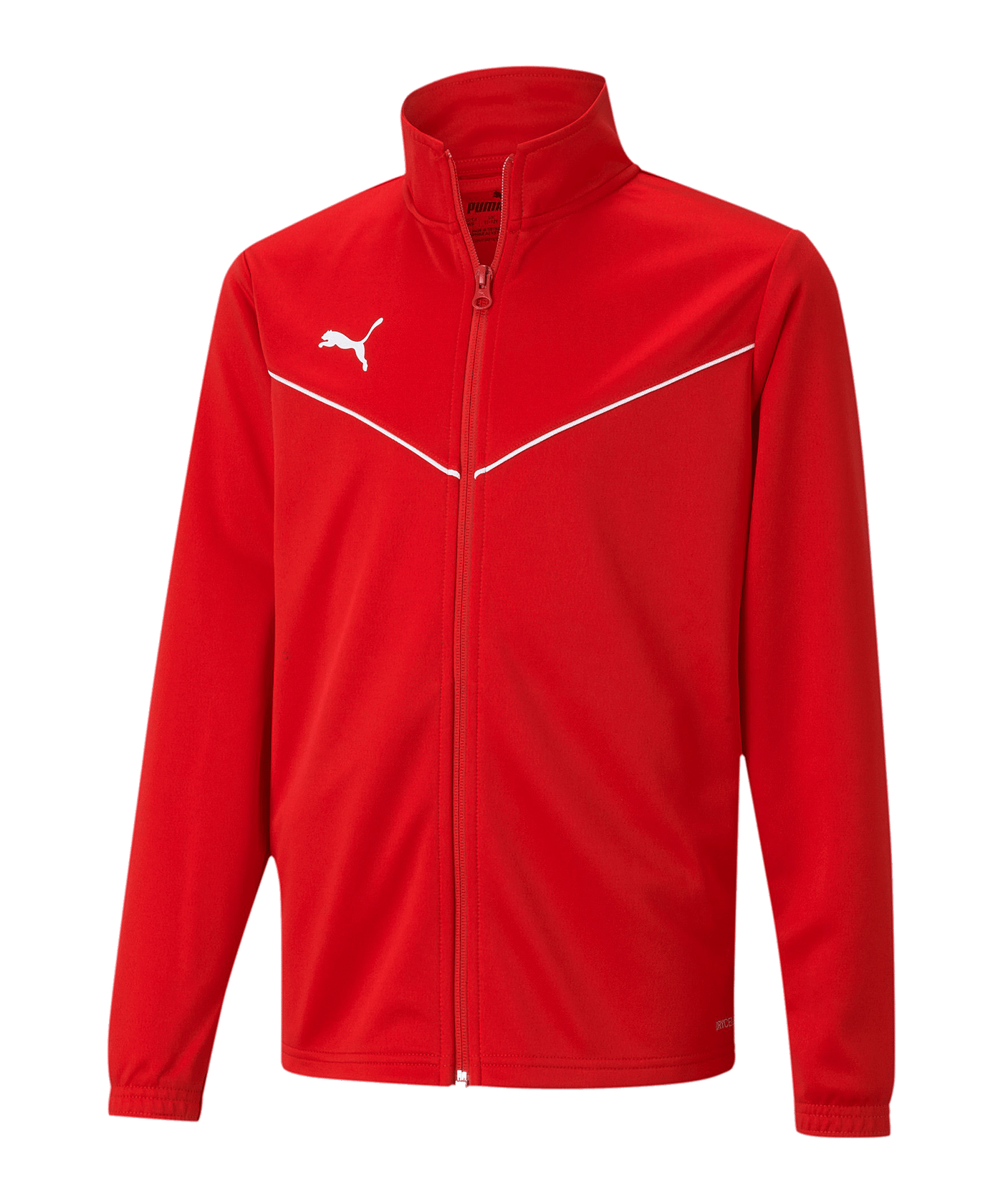 PUMA teamRISE Poly Trainingsjacke Kids Rot F01 - rot