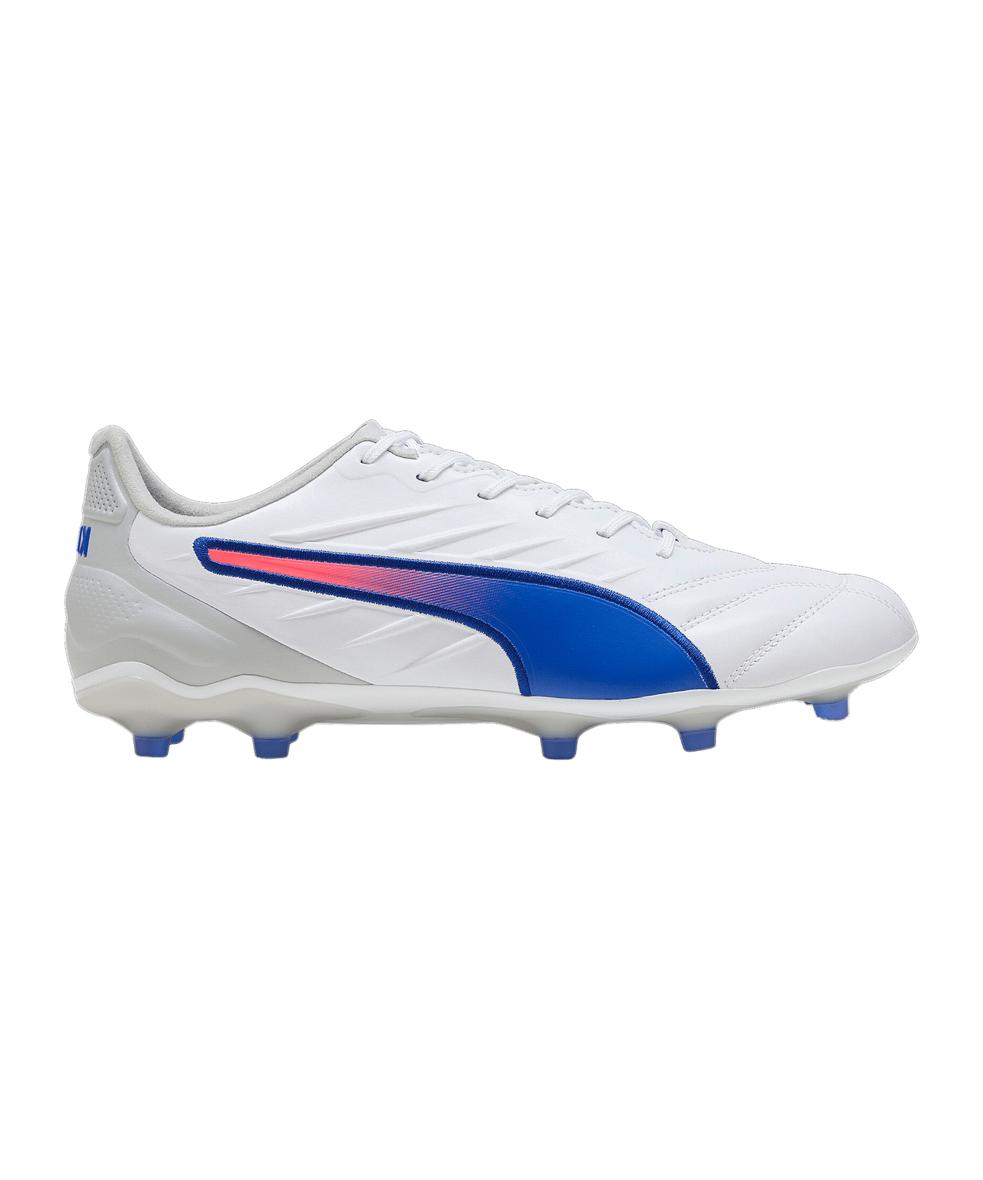 PUMA KING Pro FG/AG Formula Weiss Blau F02 - weiss