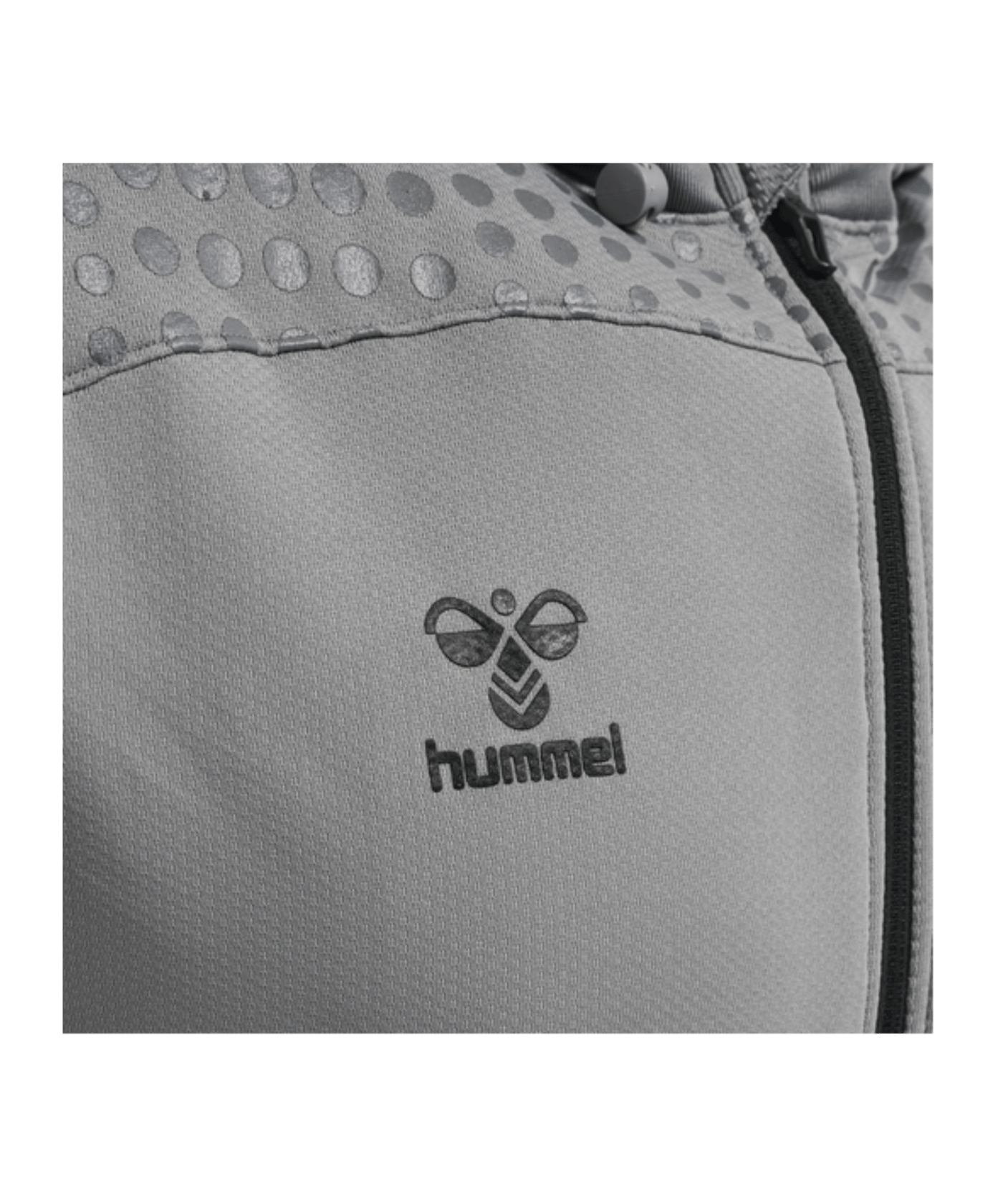 Hummel Lead Poly Hoody Grau F2006 - grau