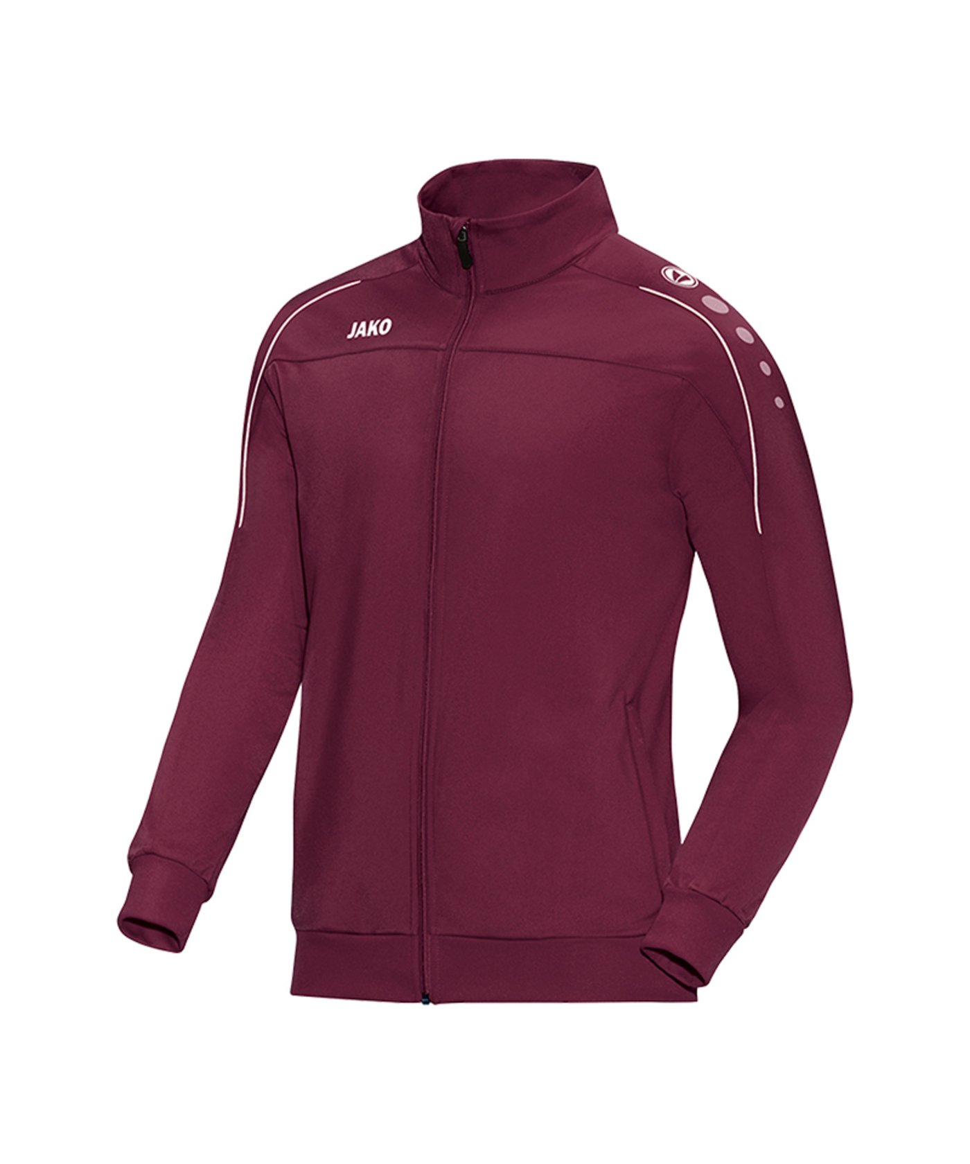 JAKO Classico Polyesterjacke | Dunkelrot F14 - rot