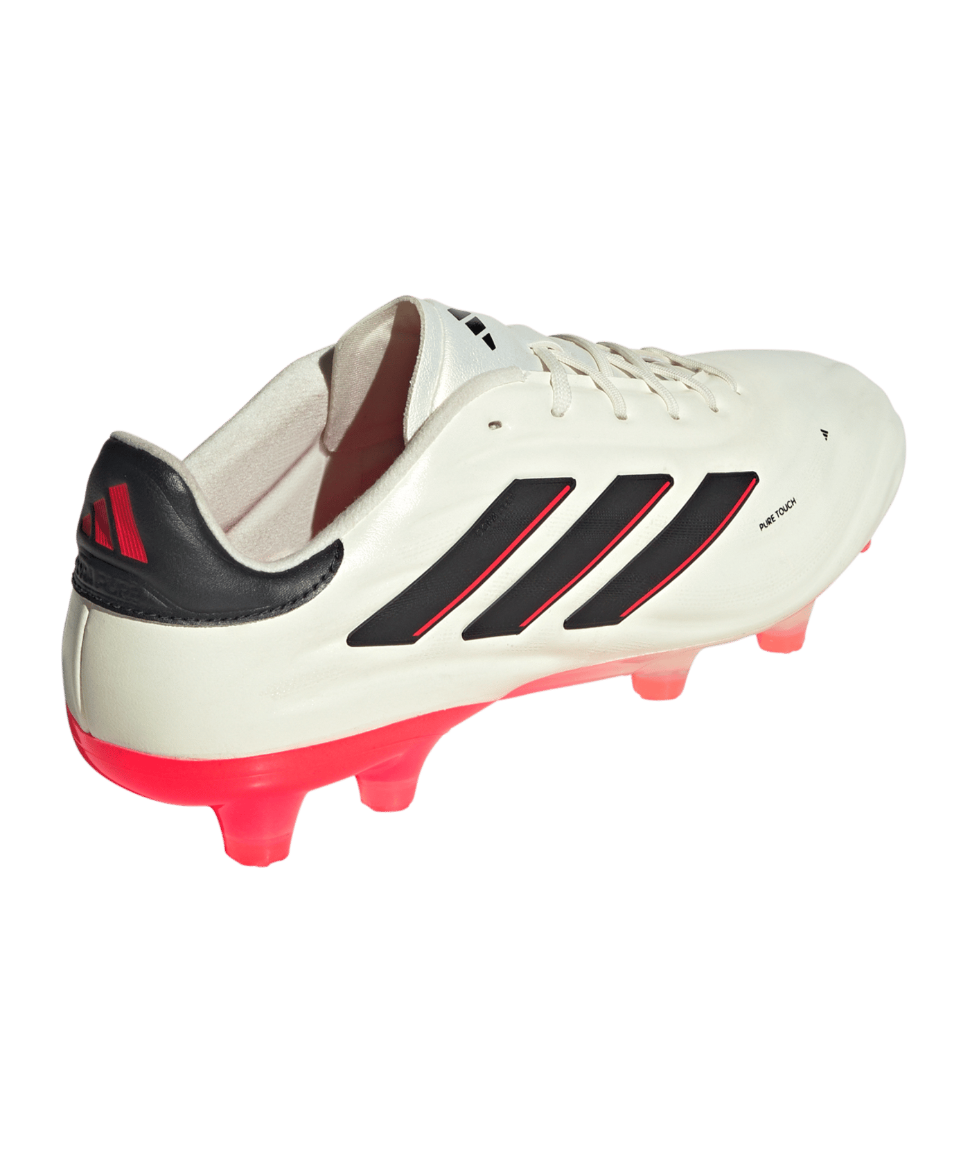 adidas COPA Pure 2 Elite FG Solar Energy Weiss Schwarz Rot - weiss