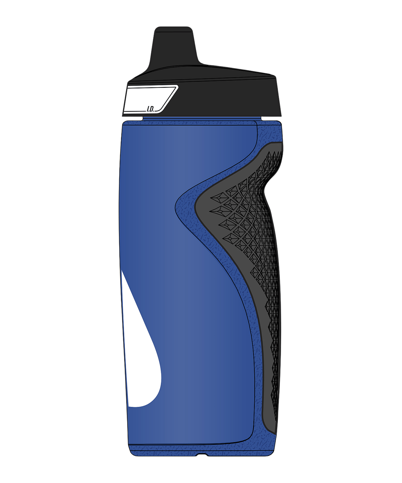 Nike Refuel Grip 532ml Flasche Blau F417 - blau