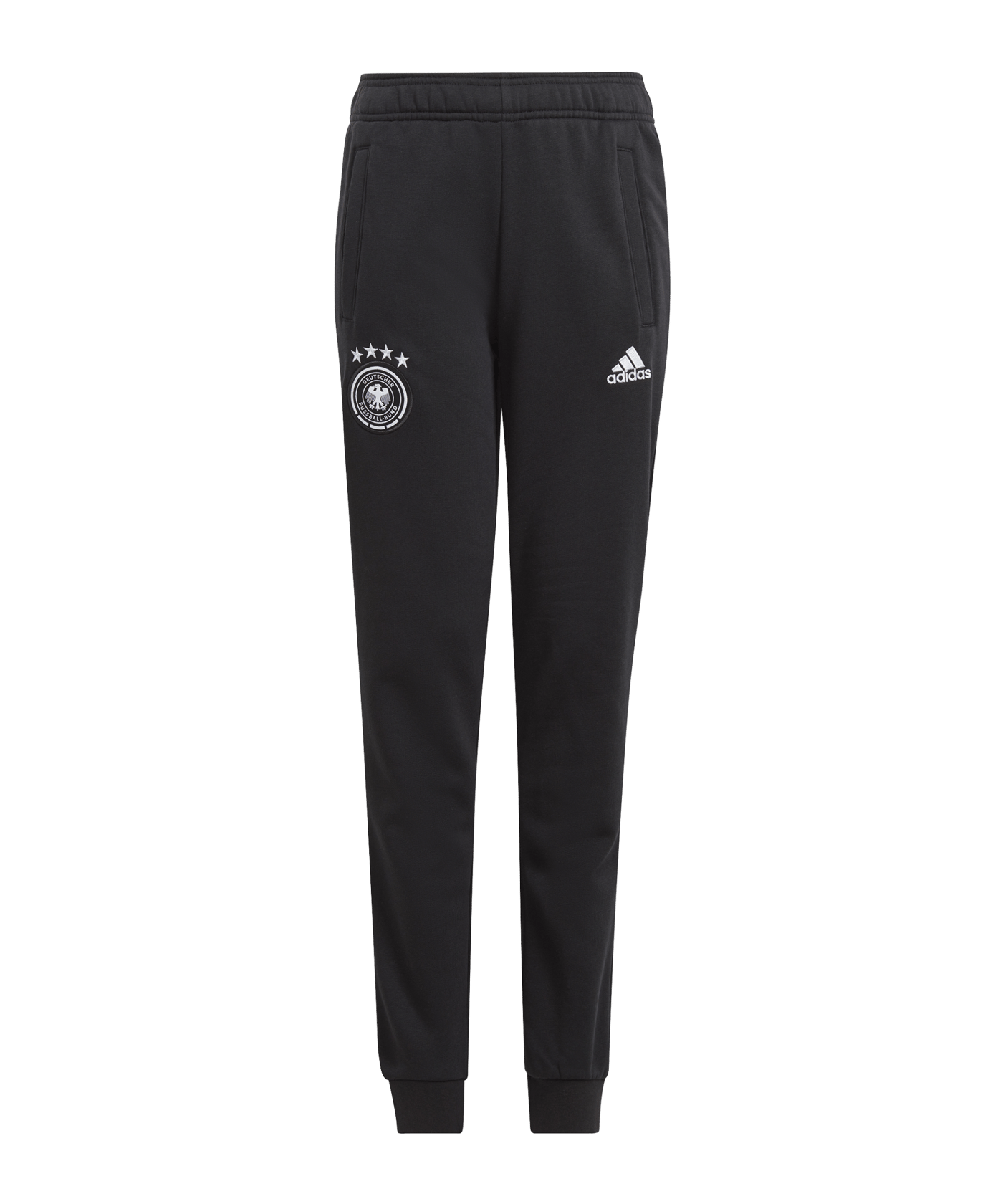 adidas DFB Deutschland Jogginghose Kids Schwarz - schwarz