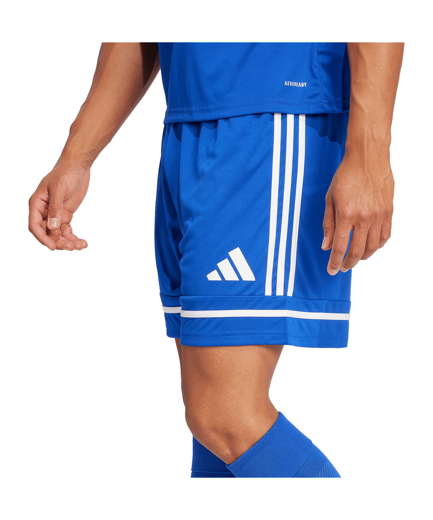adidas Squadra 25 Short Blau/Weiß | - blau