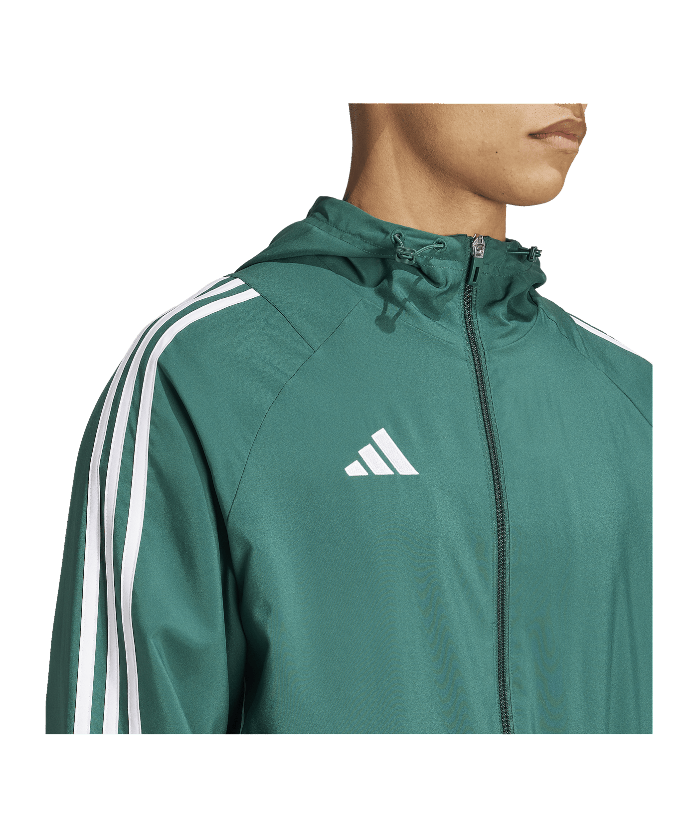 adidas Tiro 24 Windbreaker Grün Weiss - gruen