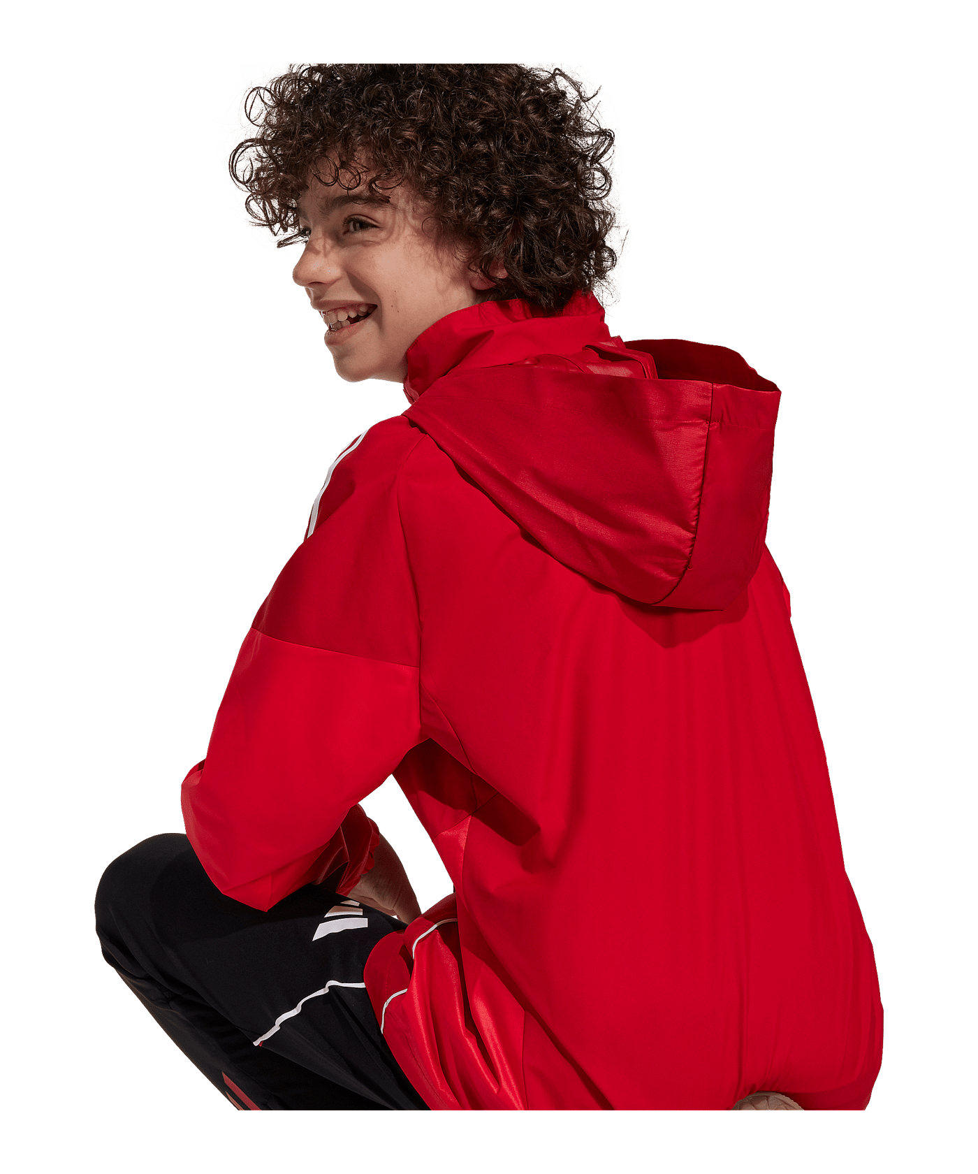 adidas Tiro 25 Competition Regenjacke Kids Rot | - rot