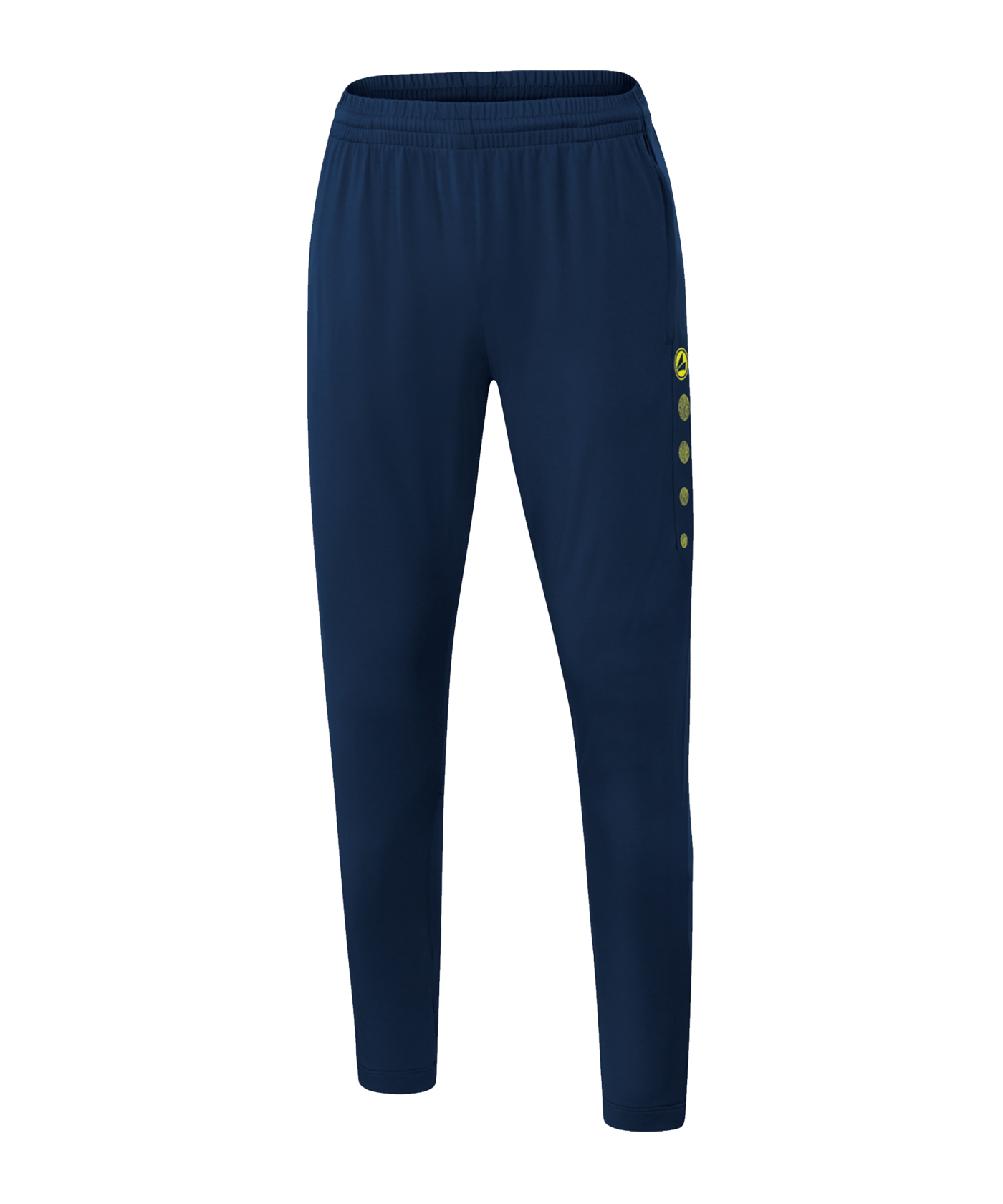 JAKO Premium Trainingshose Damen Blau Gelb F93 - blau