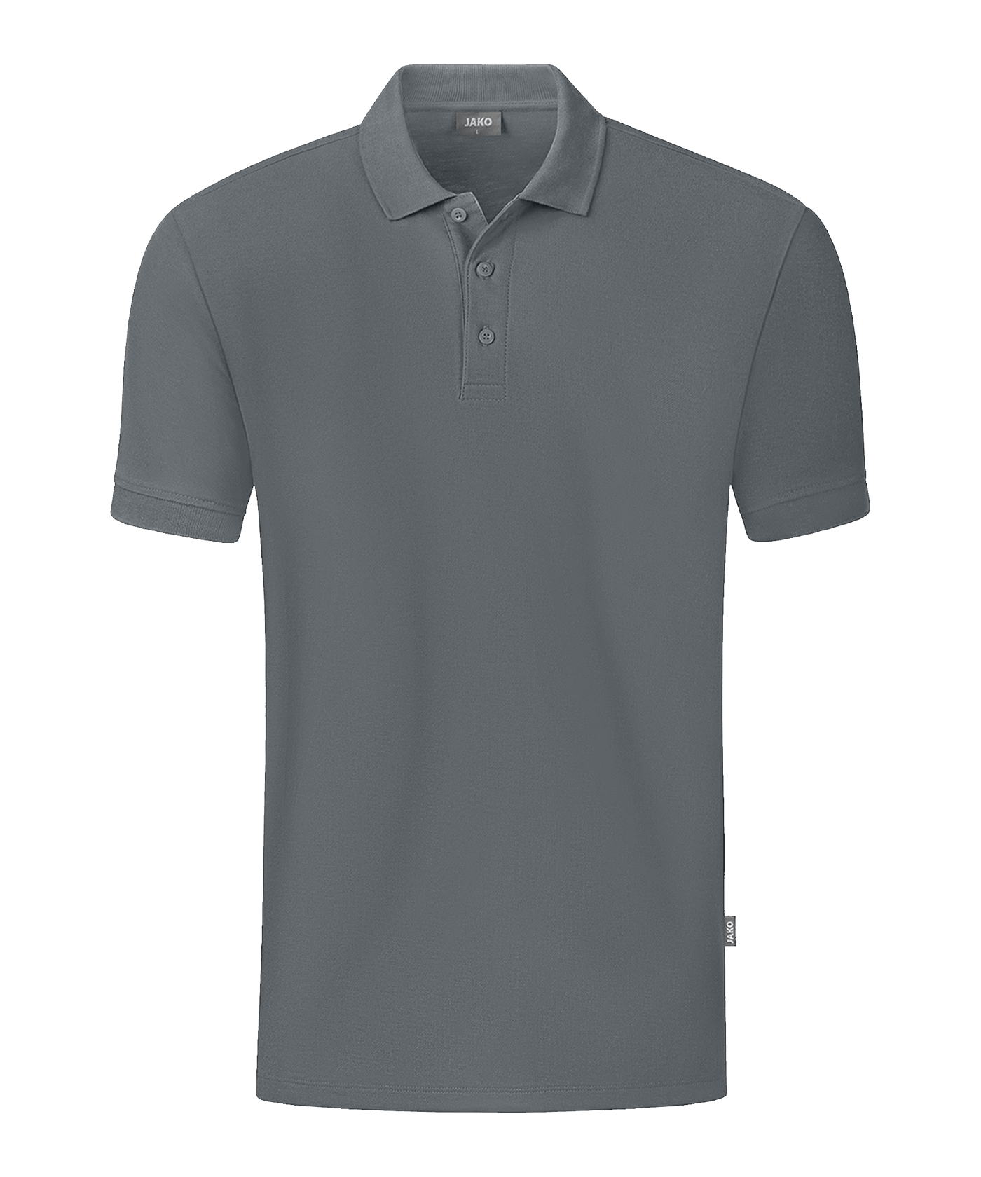 JAKO Organic Polo Shirt Grau F840 - grau