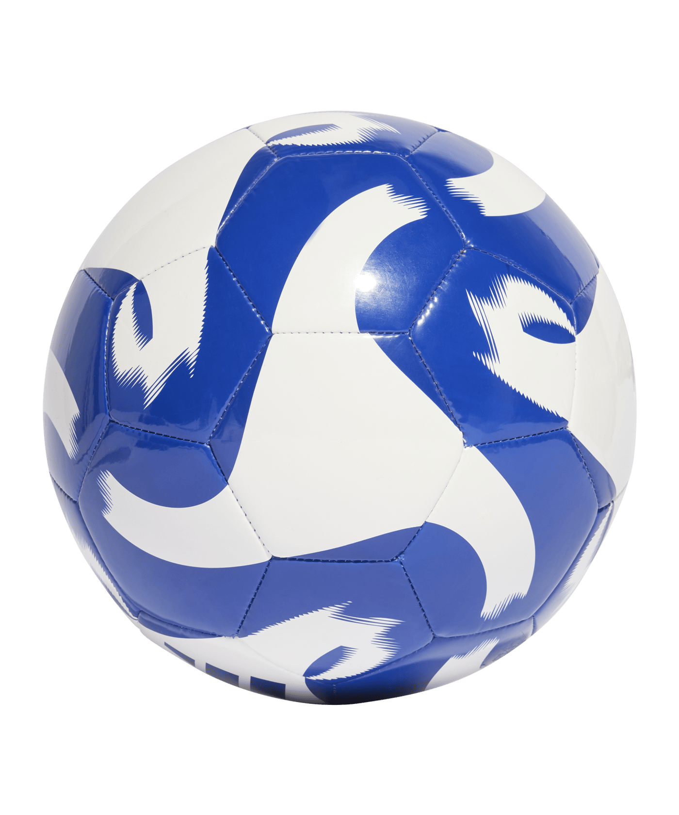 adidas Tiro Club Trainingsball Weiss Blau | - weiss