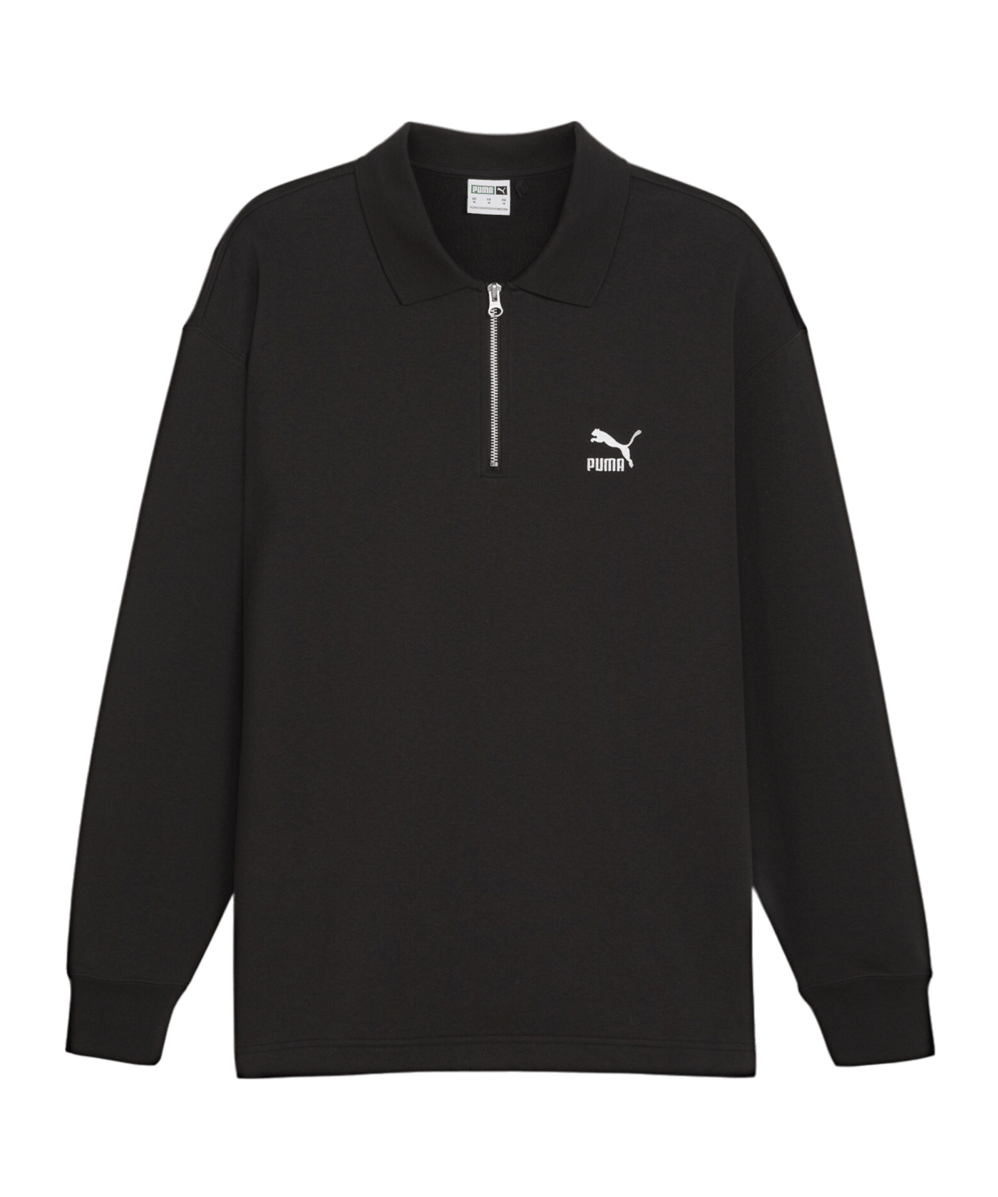 PUMA Better Classics Polo Crew Sweatshirt F01 - schwarz