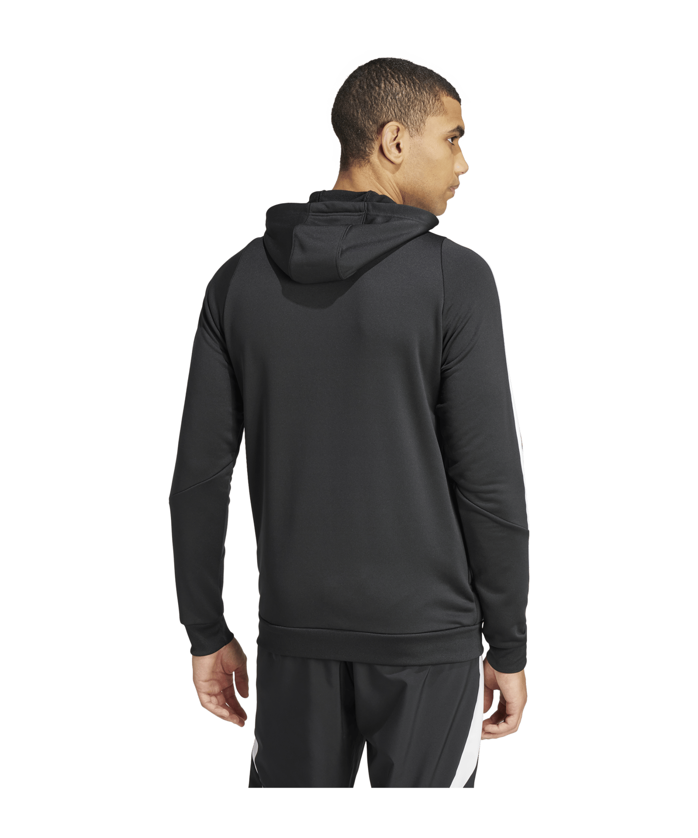 adidas Tiro 24 Hoody Schwarz Weiss - schwarz
