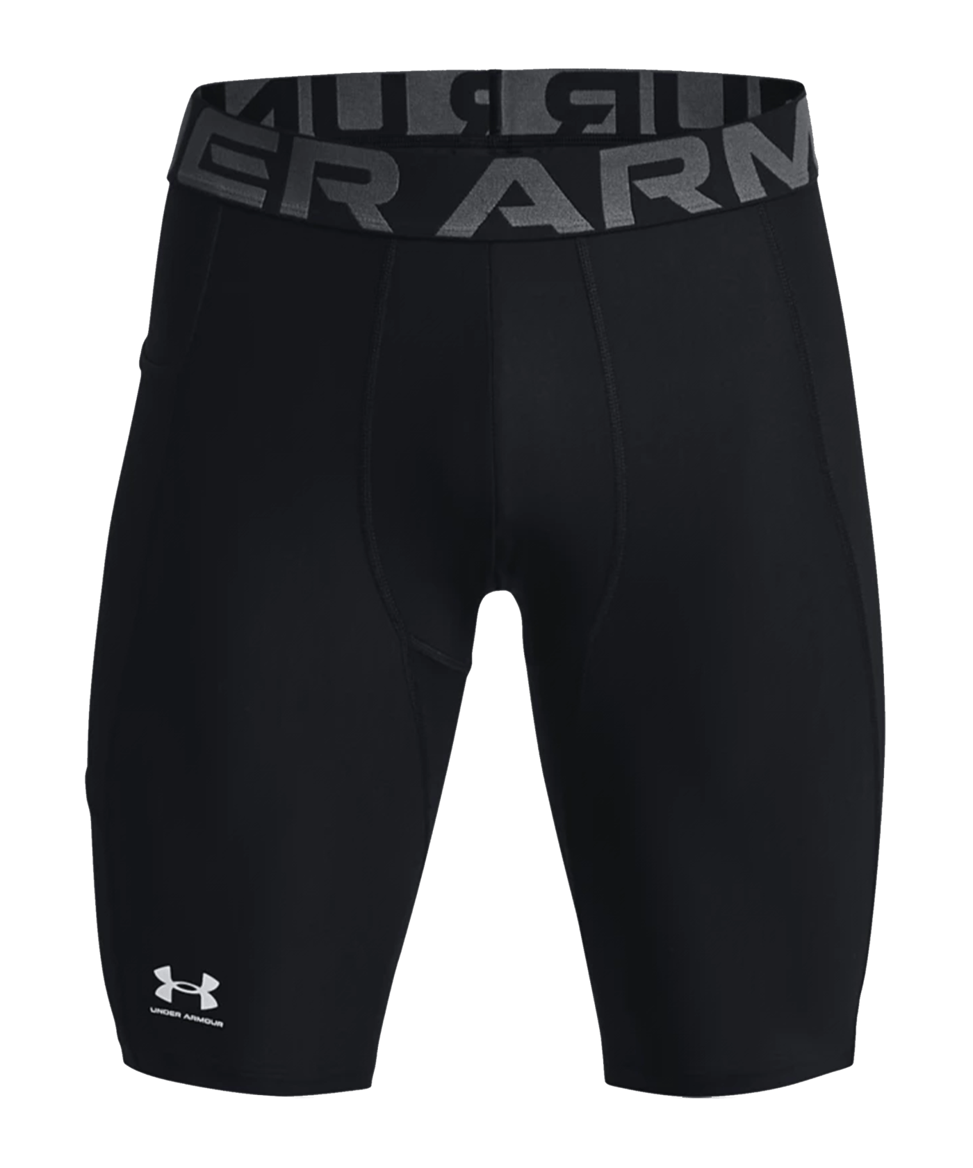Under Armour HeatGear Long Short Schwarz F001 - schwarz