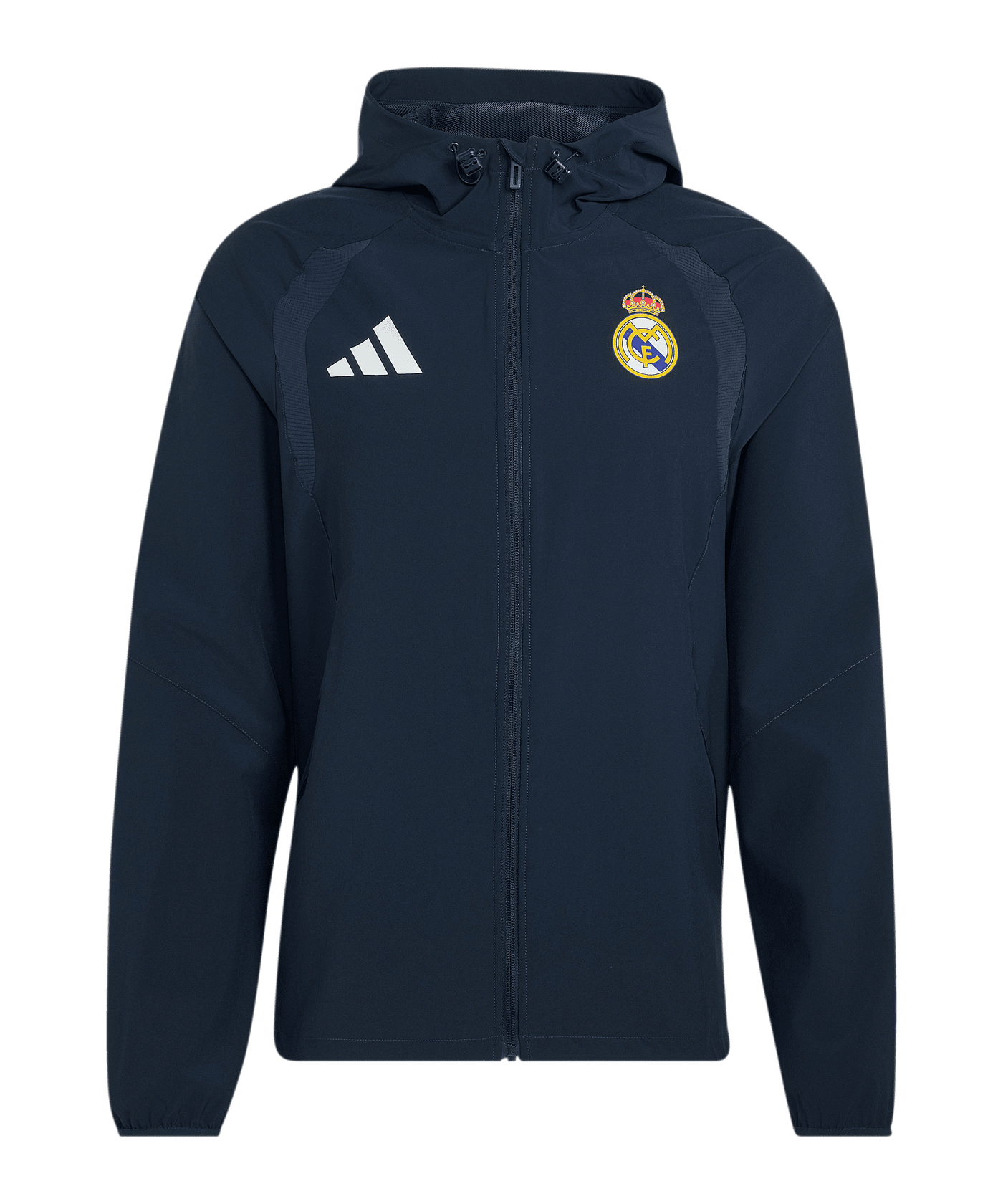 adidas Real Madrid Tiro Travel Windjacke Blau - blau