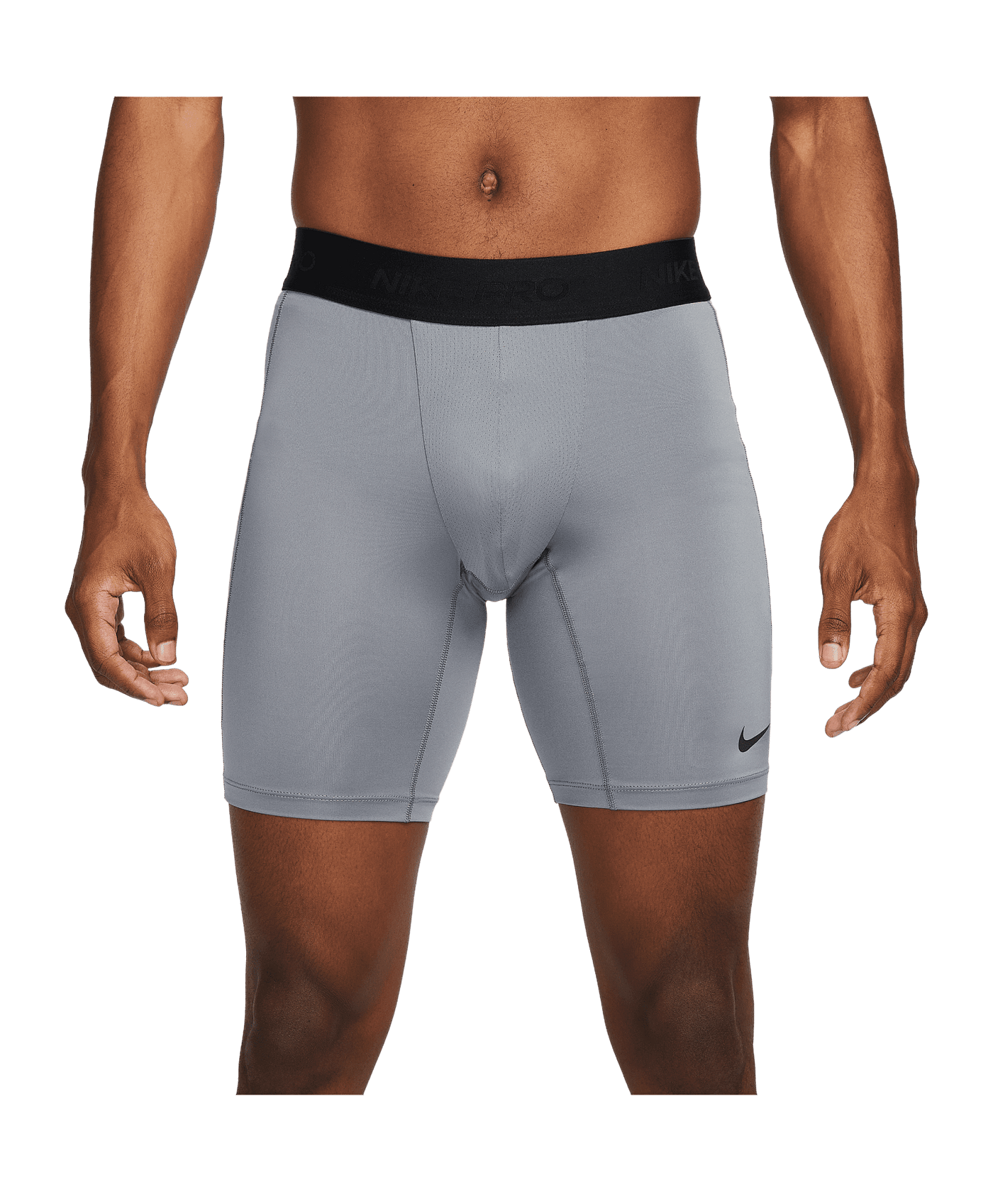 Nike Pro Long Short Grau F084 - grau