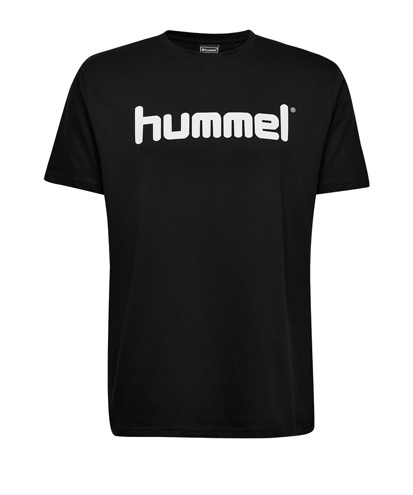Hummel Cotton T-Shirt Logo Kids Schwarz F2001 - schwarz