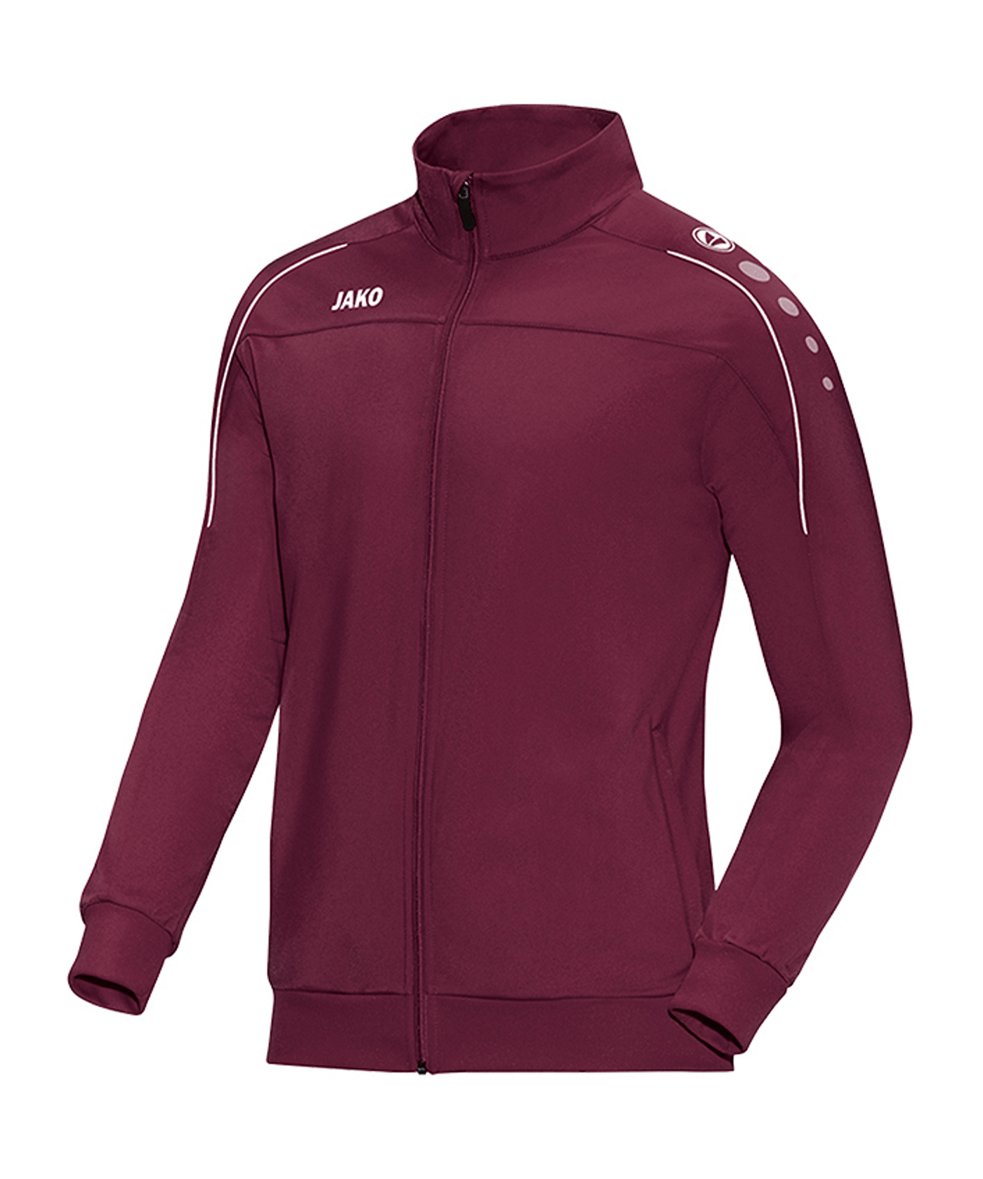 JAKO Classico Polyesterjacke Kids Dunkelrot F14 - rot
