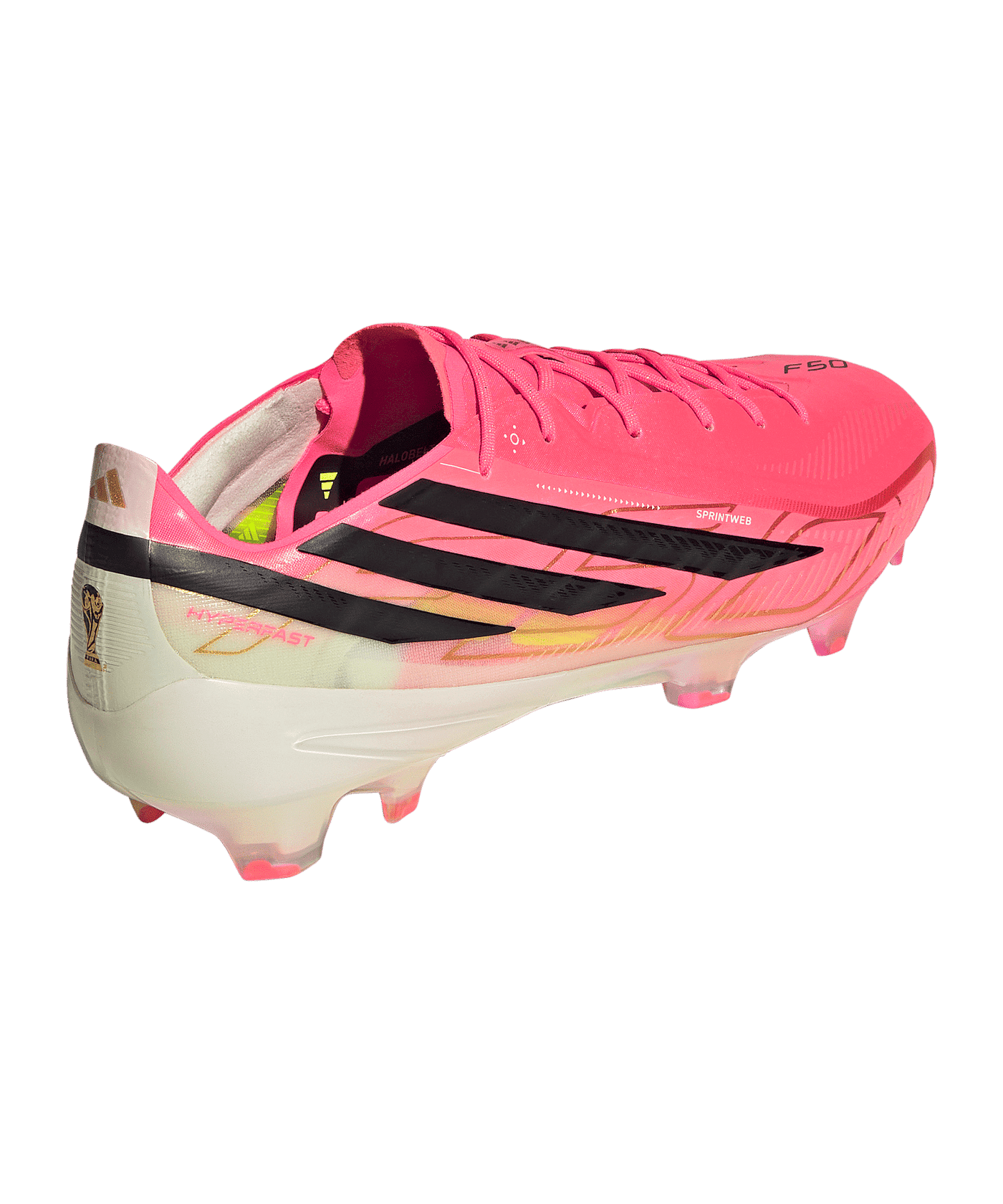 adidas F50 Hyperfast Elite FG Rot - rosa