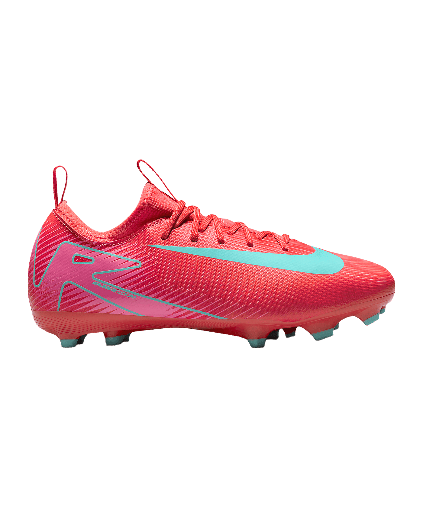 Nike Jr Air Zoom Mercurial Vapor XVI Academy MG Mad Energy Kids Rot F800 - rot
