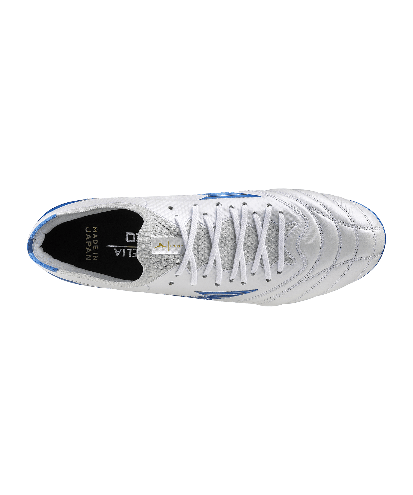 Mizuno Morelia Neo IV Beta Made in Japan Mix Mugen Weiss Blau F25 - weiss