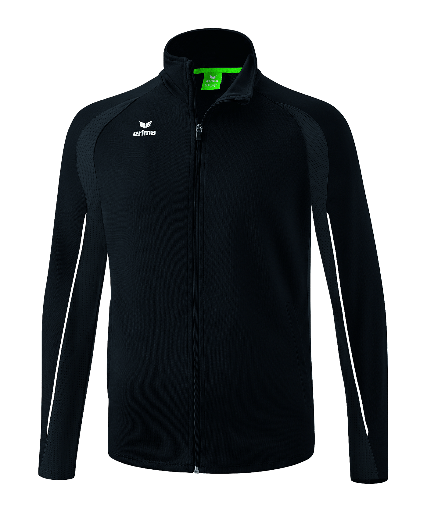 Erima Liga Star Trainingsjacke Kids Schwarz Weiss - schwarz