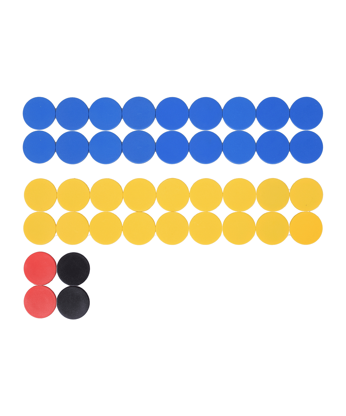 Cawila ACADEMY Magnet Set | 30mm | 40er Set |  | gelb/blau - gelb