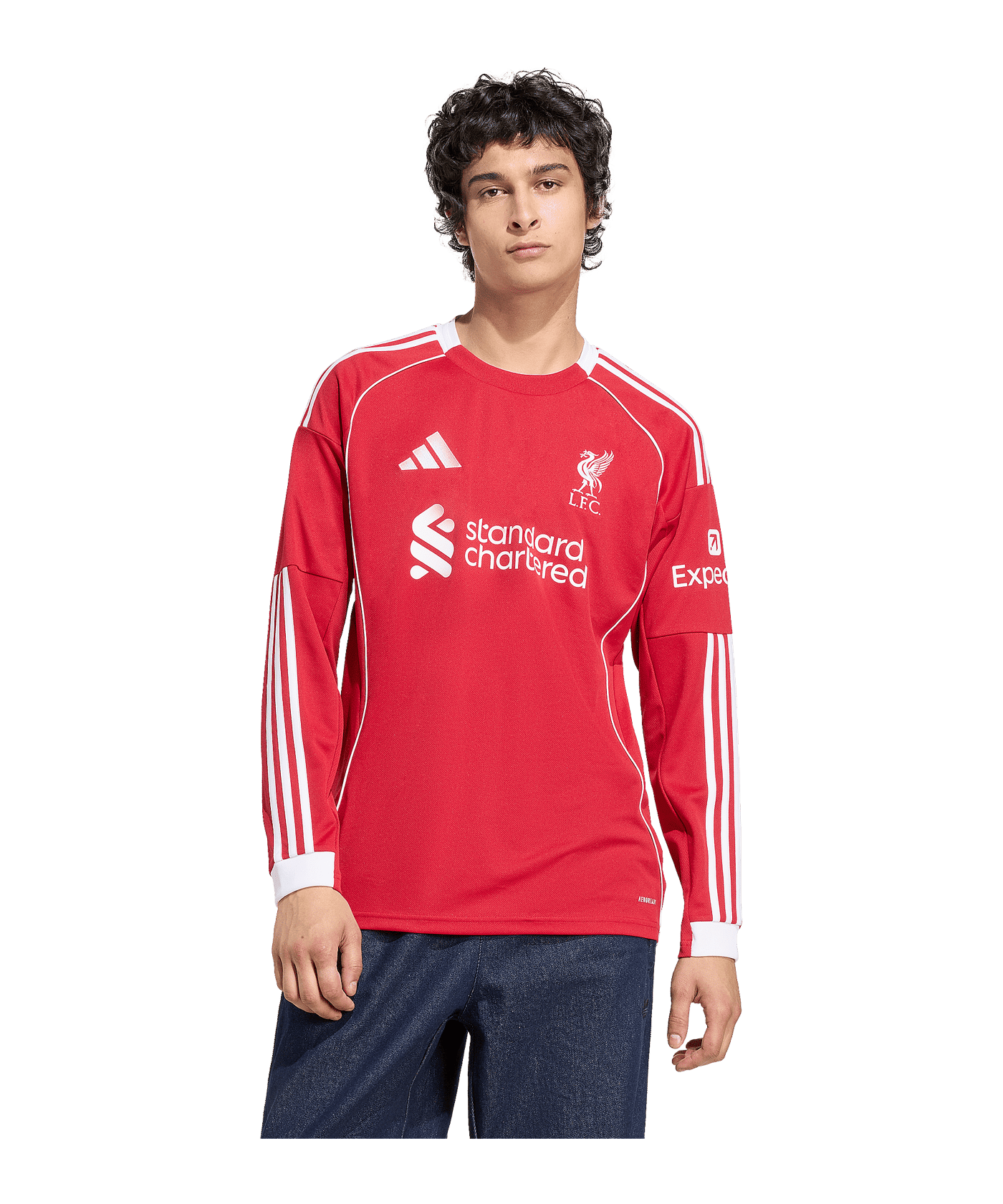adidas FC Liverpool Trikot langarm Home 2025/2026 Rot - rot
