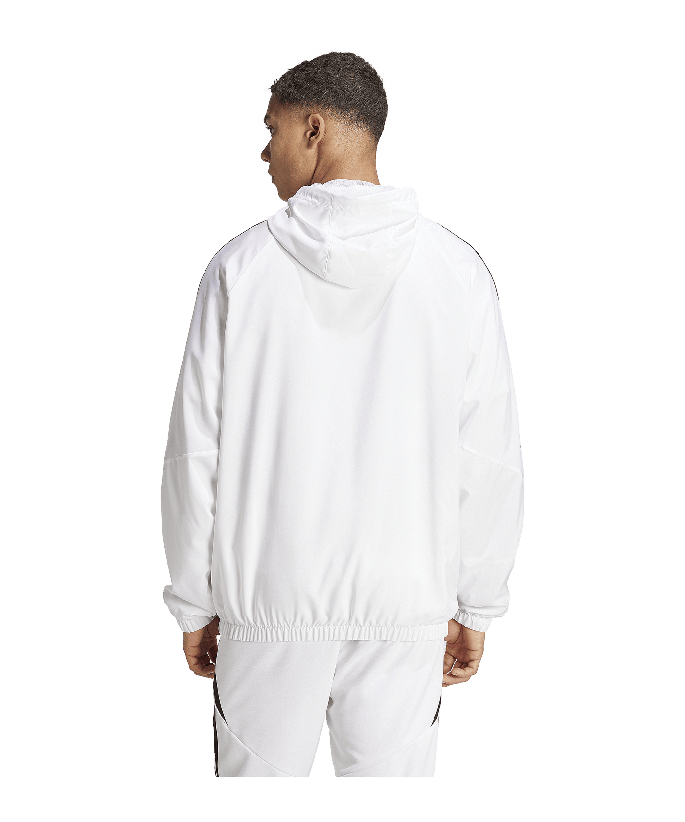 adidas Tiro 24 Windbreaker Weiss Schwarz | - weiss
