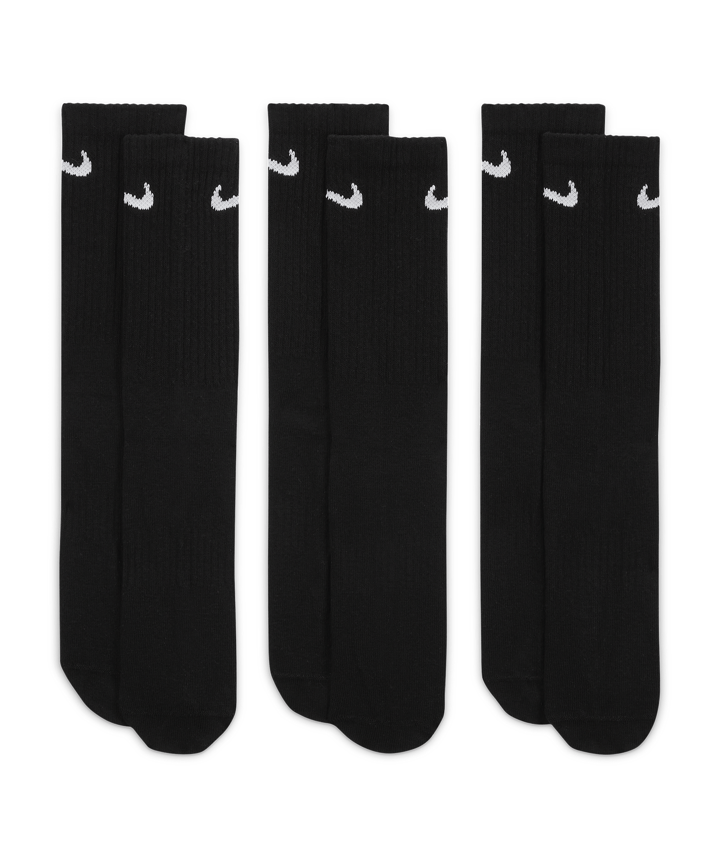 Nike Everyday Lightweight 3er Pack Socken F010 - schwarz