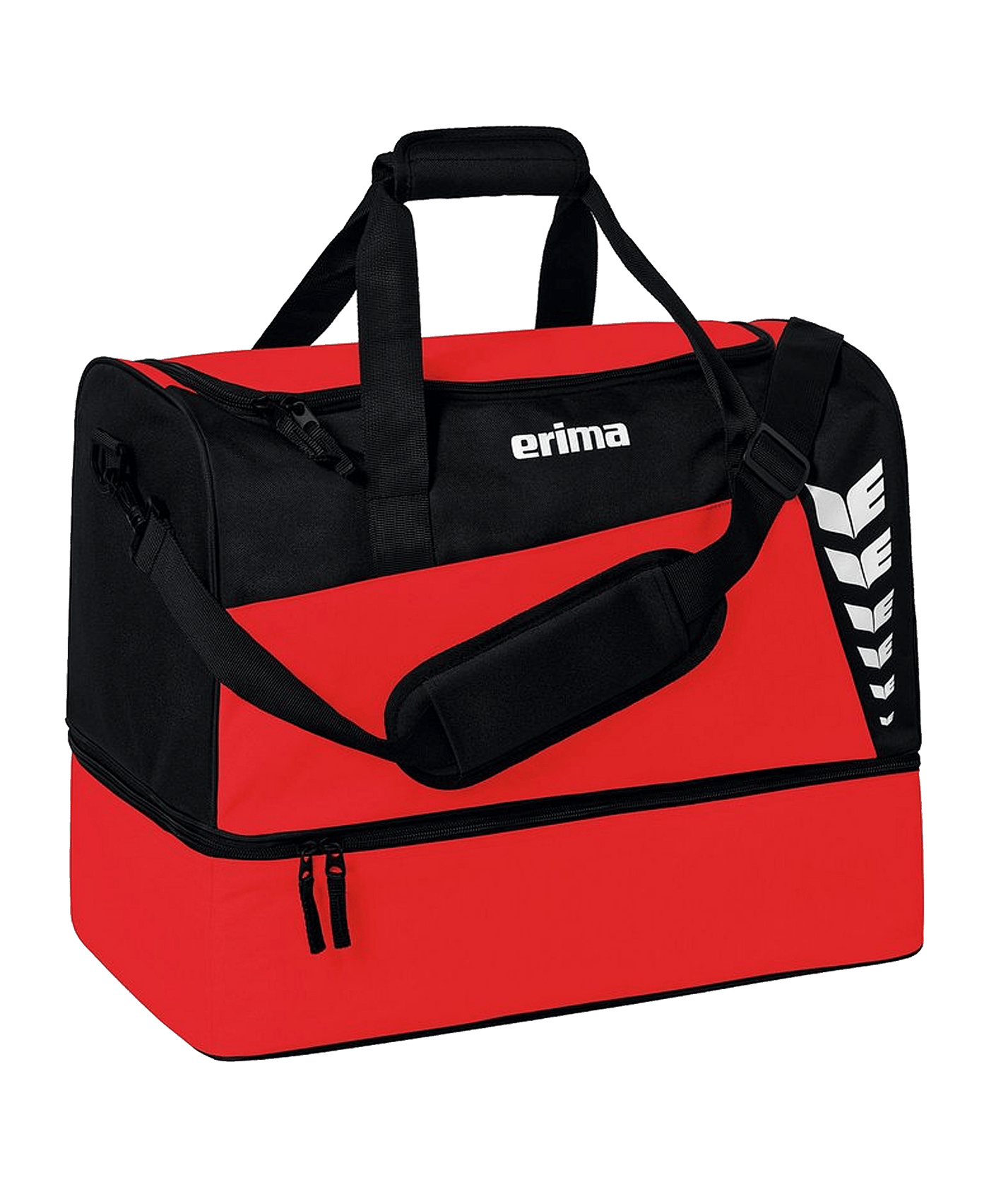 Erima Six Wings Sporttasche mit Bodenfach Gr.M Rot - rot