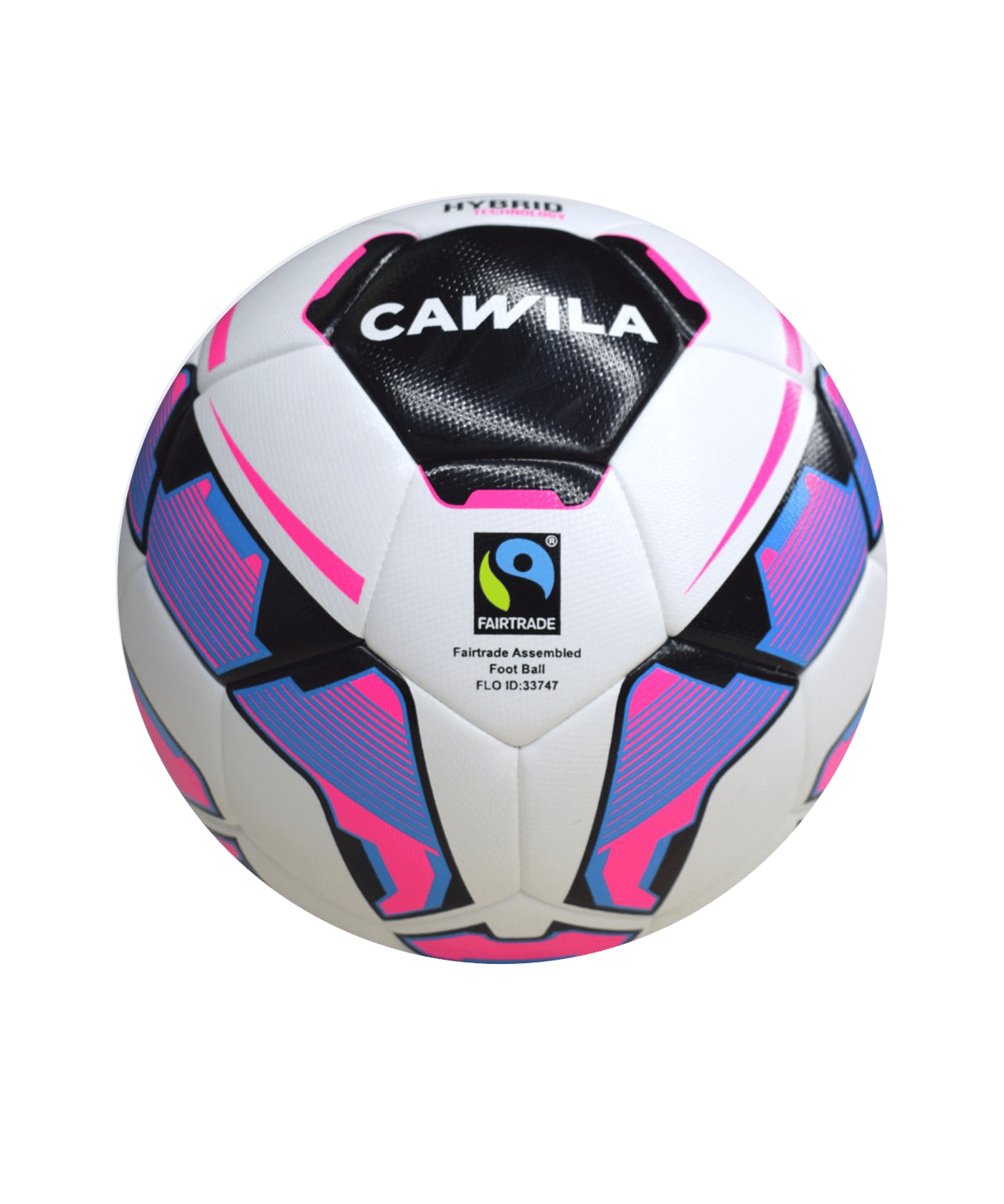 Cawila Light-Fußball MISSION HYBRID X-LITE | Fairtrade 290g | Gr.3 - weiss
