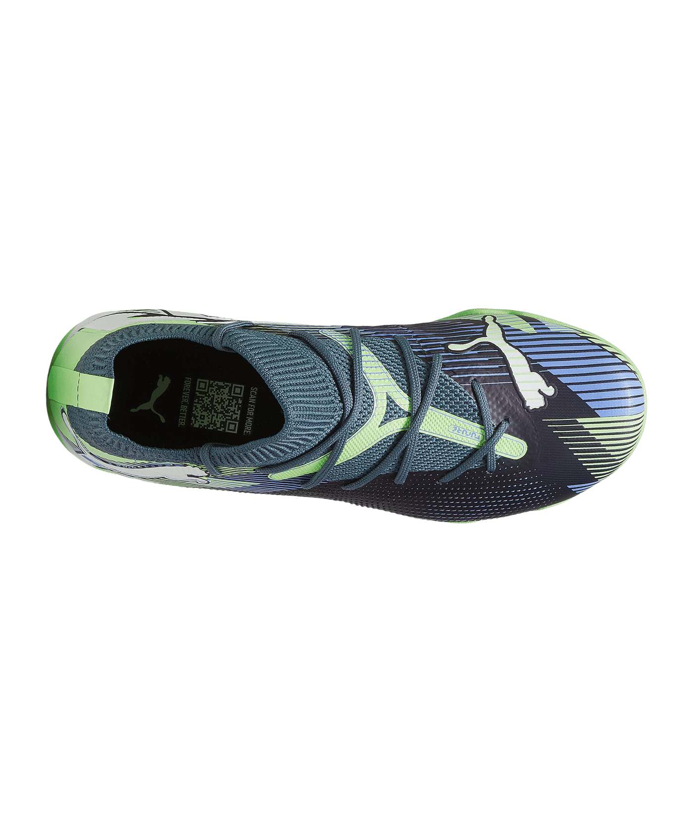 PUMA FUTURE 7 Match + Mid IN Lights Out Jr Kids Grau Weiss F03 - grau