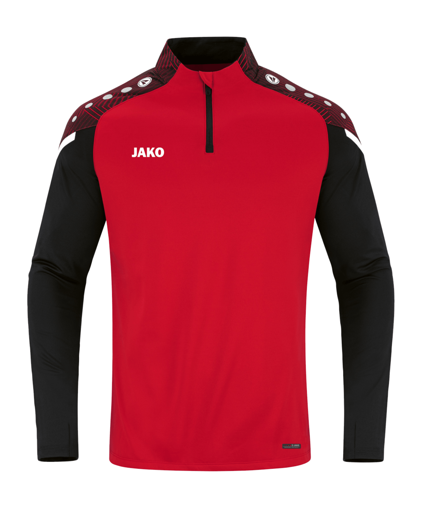 JAKO Performance Ziptop Rot Schwarz F101 - rot