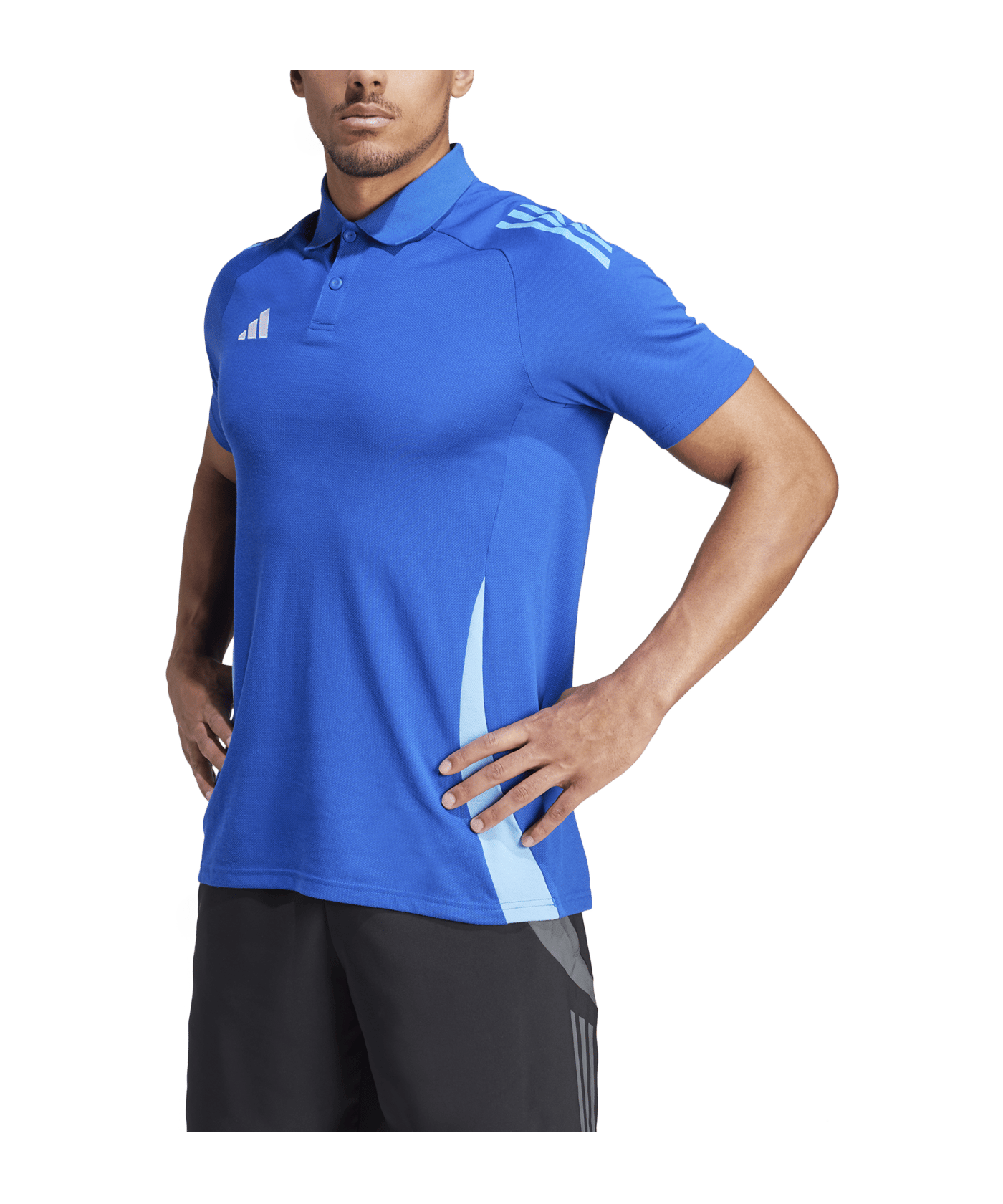 adidas Tiro 24 Competition Poloshirt Blau | - blau