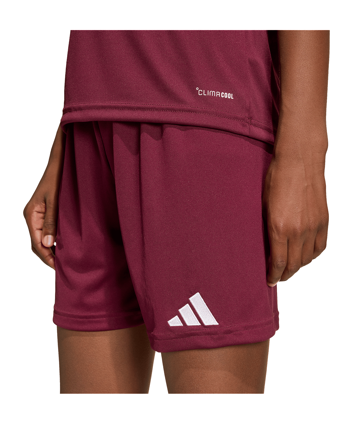 adidas Entrada 26 Short Kids Rot - rot