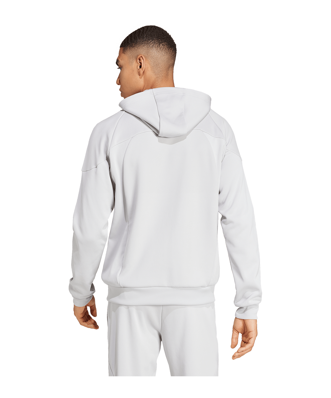 adidas Tiro 25 Travel Kapuzenjacke Grau - grau