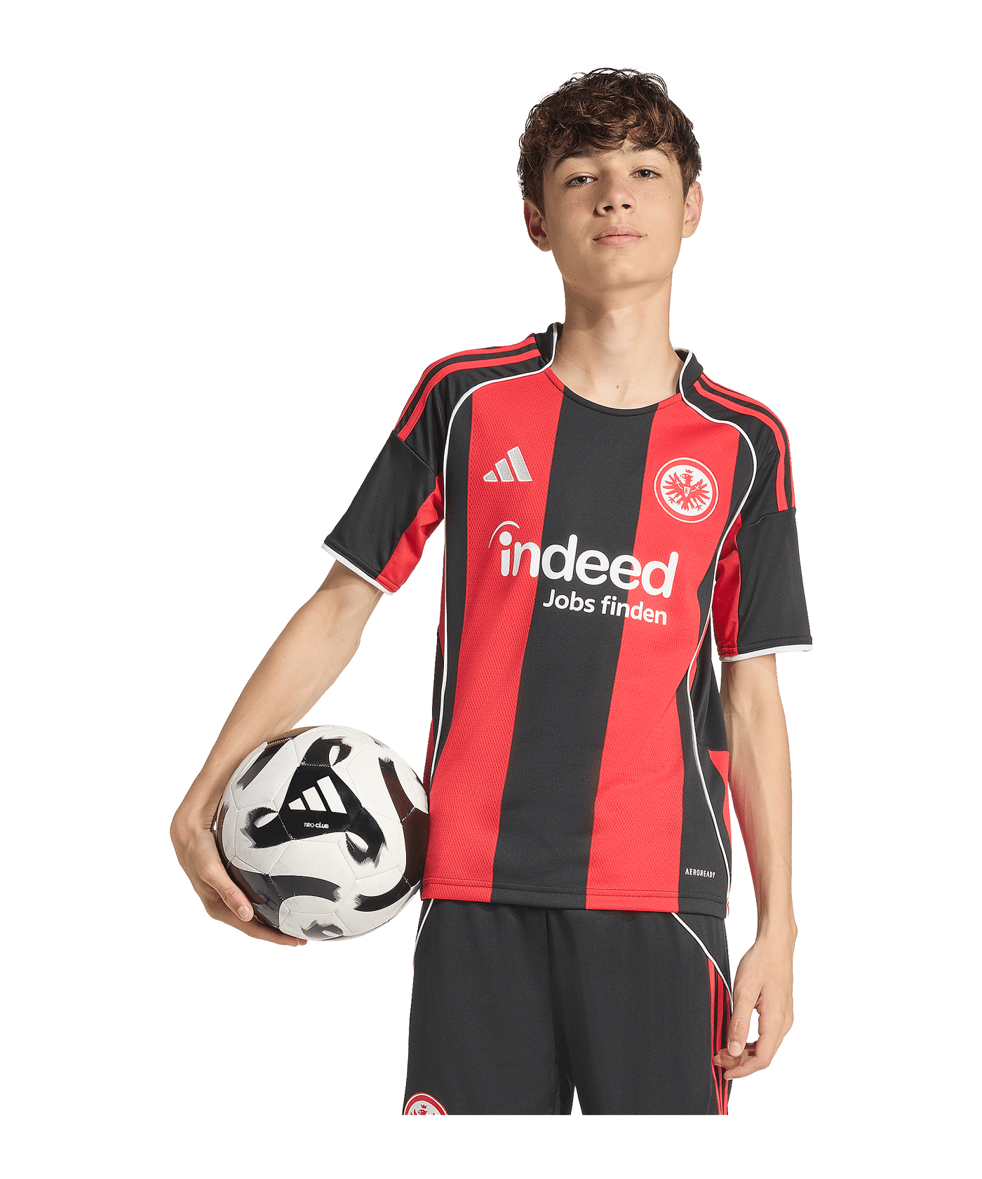 adidas Eintracht Frankfurt Trikot Home 2025/2026 Kids Schwarz - schwarz