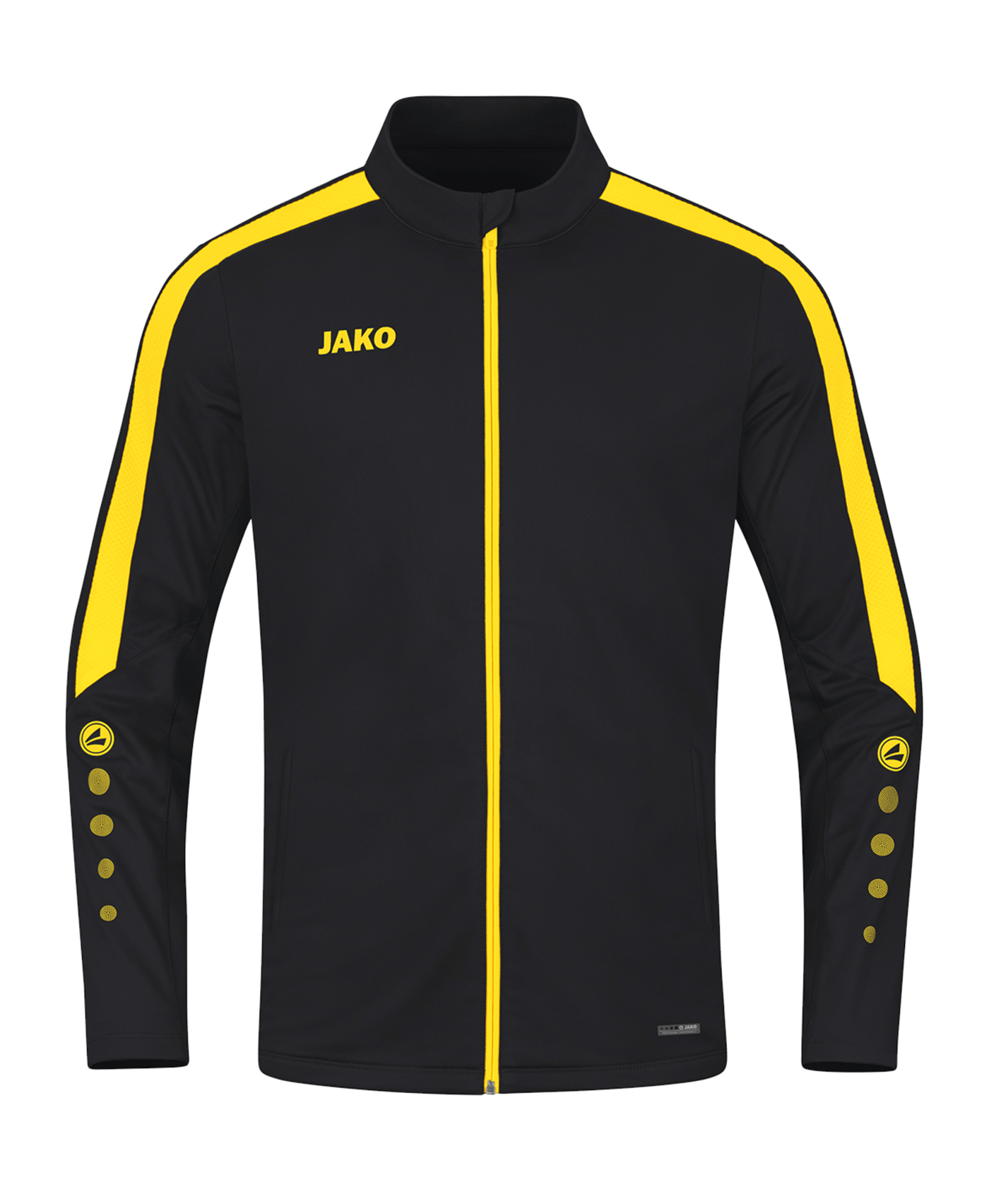 JAKO Power Polyesterjacke Schwarz Gelb F803 - schwarz