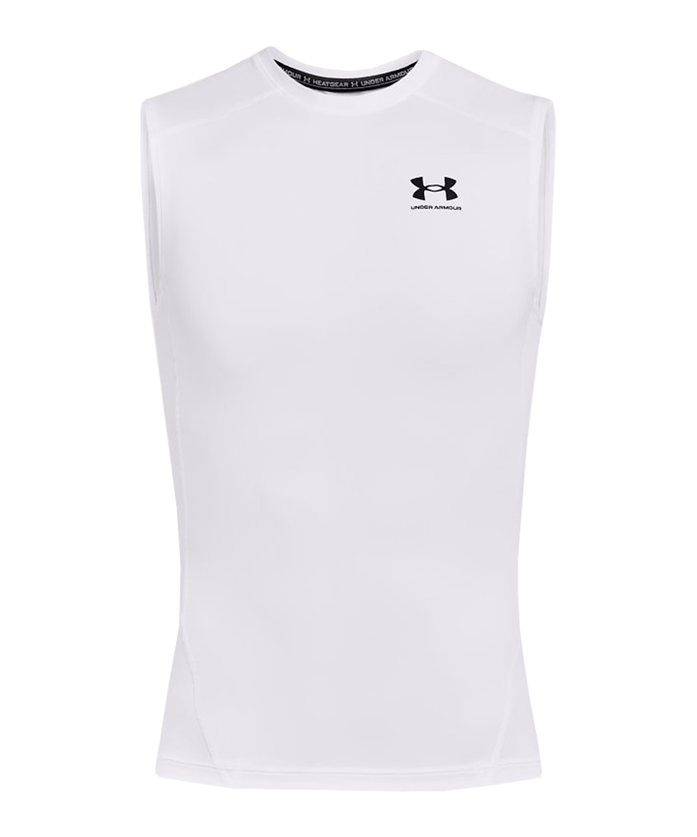 Under Armour HG Compression Tanktop Weiss F100 - weiss