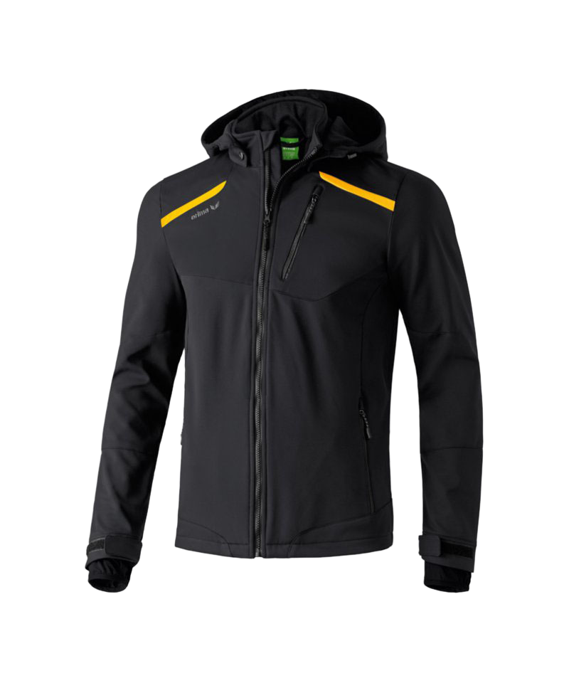 Erima Basic Softshell Jacke Kids Schwarz - schwarz