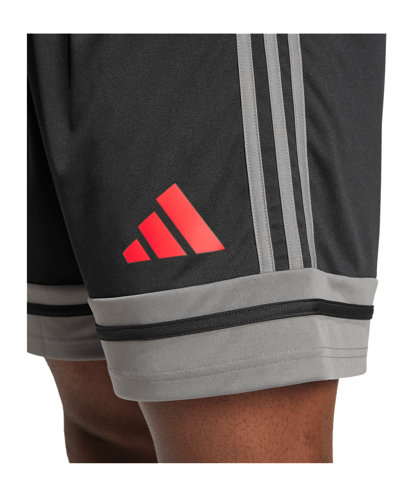 adidas Squadra 25 Short Schwarz/Grau - schwarz