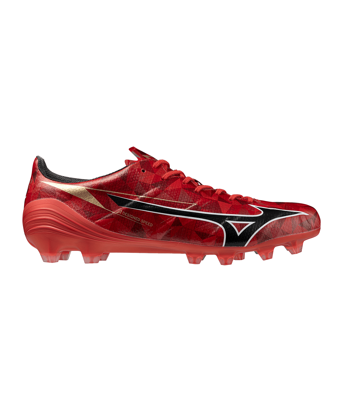 Mizuno Alpha II Elite FG Ruby Red 40th Anniversary Rot F60 - rot