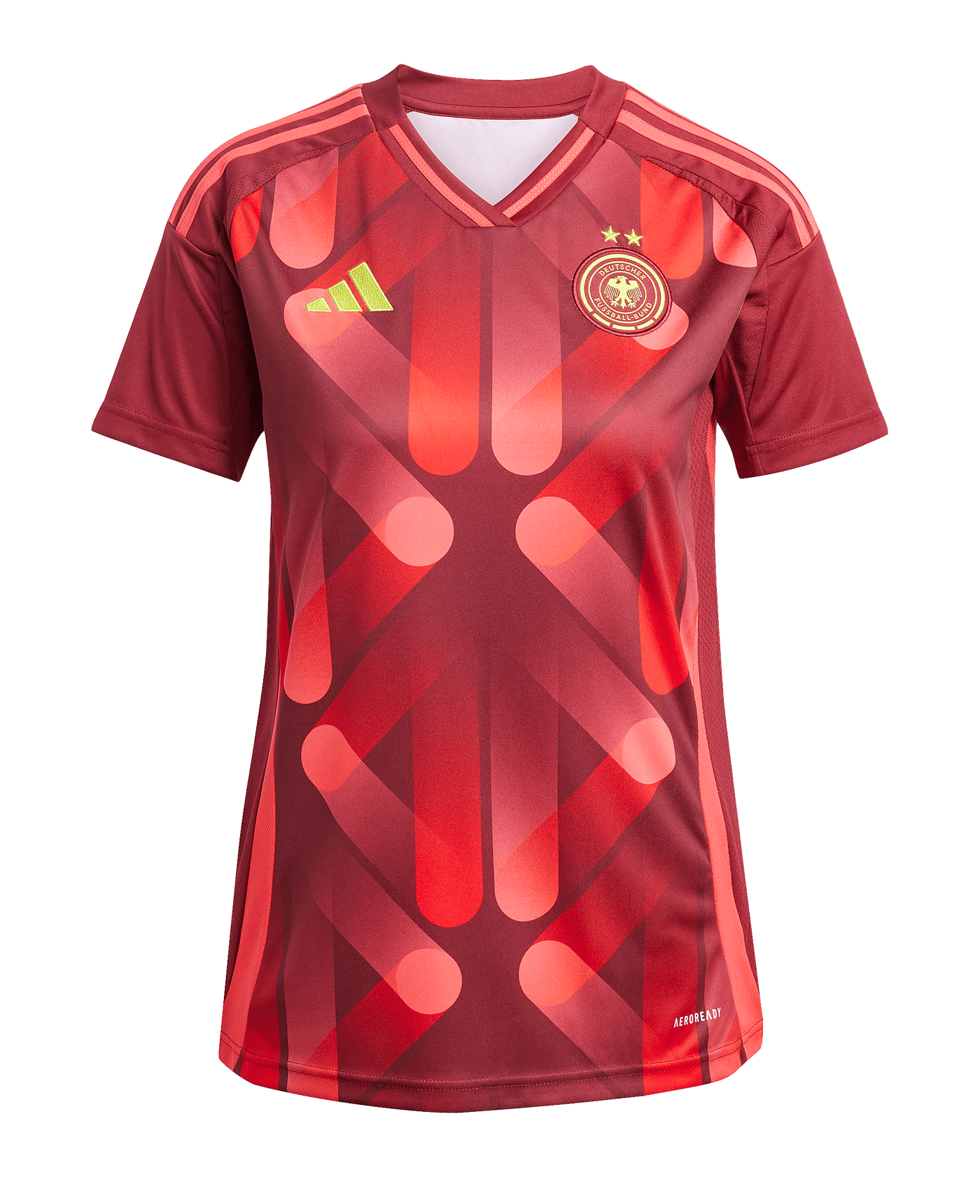 adidas Deutschland Trikot Away EM 2025 Damen Rot - rot
