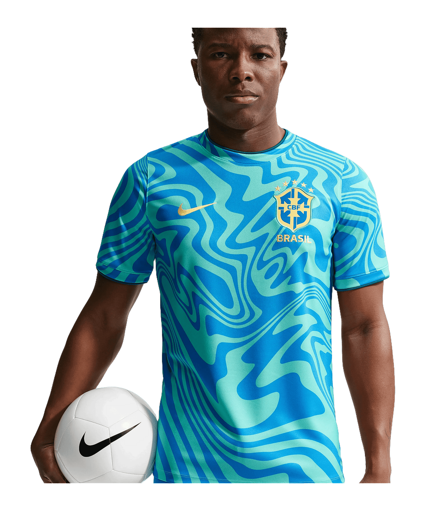 Nike CBF Brasilien Prematch T-Shirt WM 2026 Grün F369 - gruen