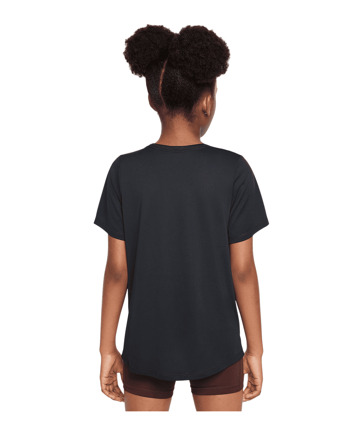 Nike One Fitted T-Shirt Kids Schwarz F010 - schwarz