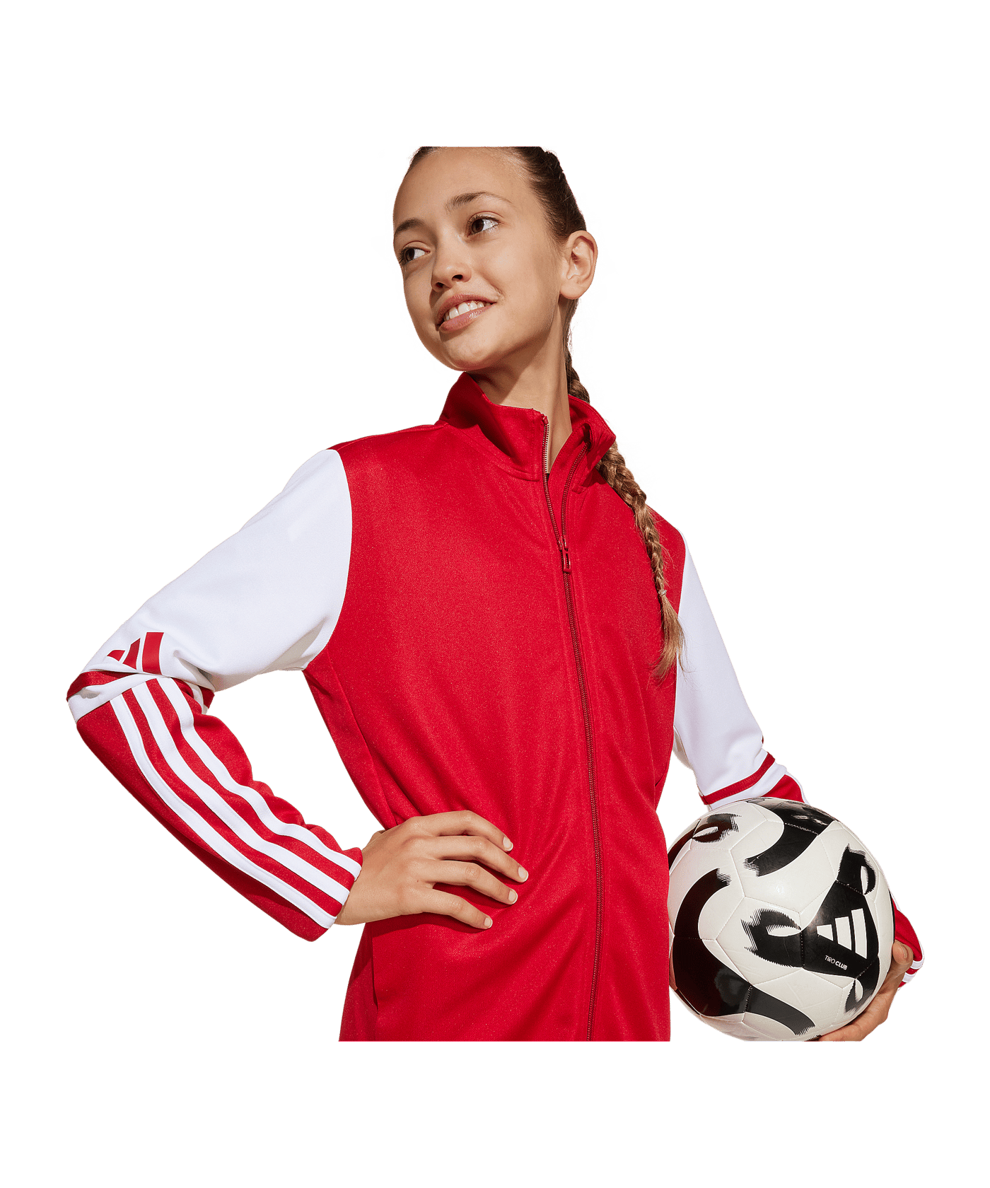 adidas Squadra 25 Trainingsjacke Kids Rot - rot